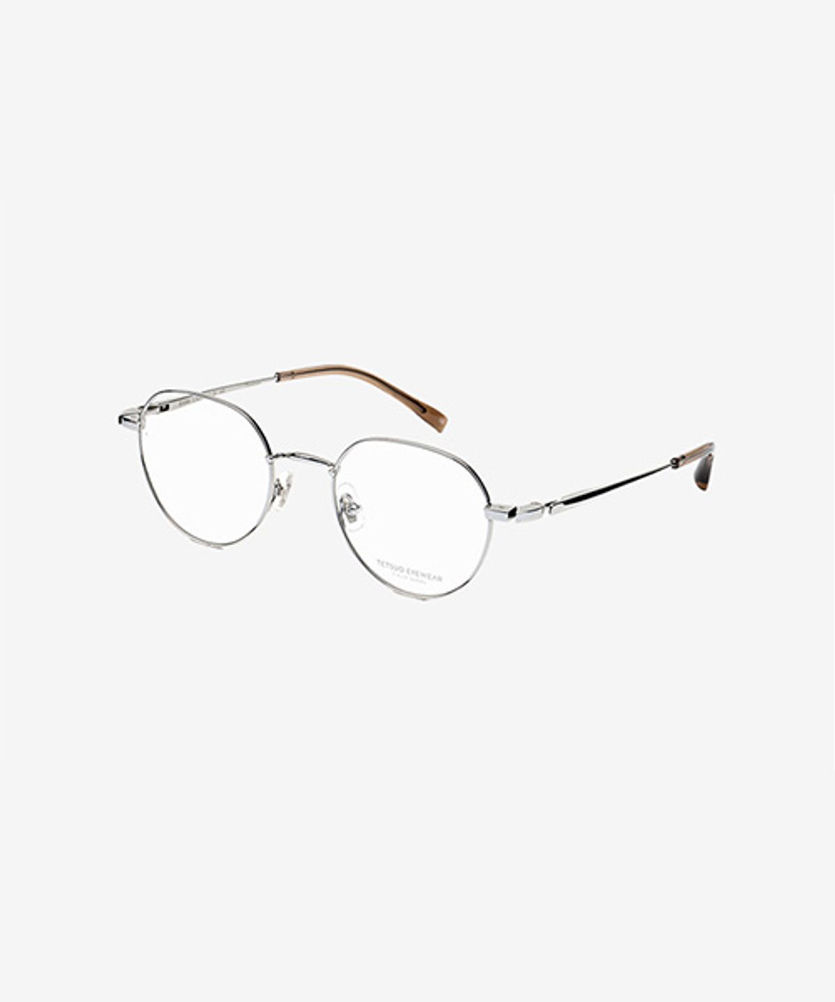 테츠오 아이웨어(TETSUO EYEWEAR) HANA(하나) 안경테 C5 ALL MATTE SILVER