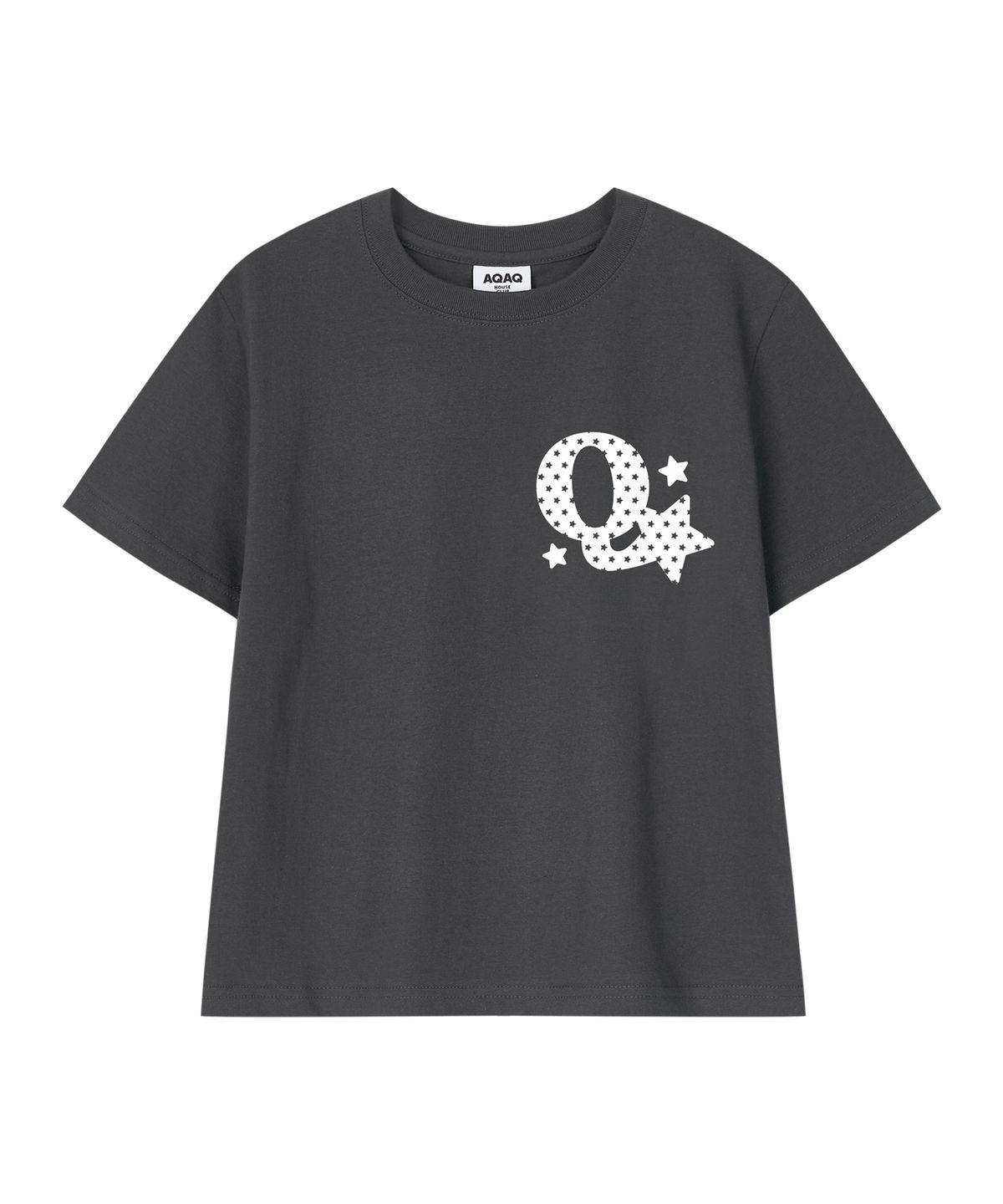 에이큐 에이큐 하우스 클럽(AQAQ HOUSE CLUB) 큐스타 티셔츠 [차콜]