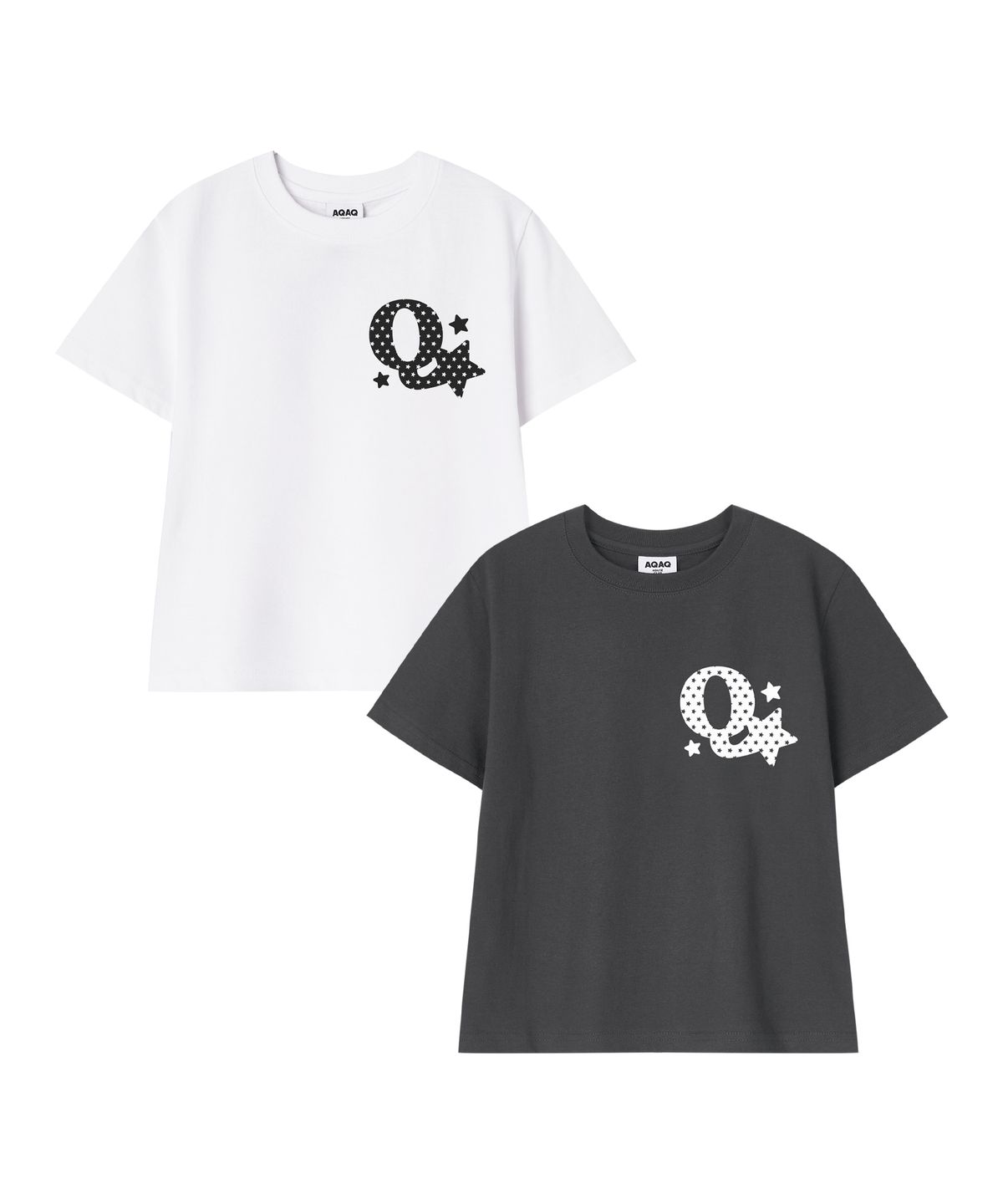 에이큐 에이큐 하우스 클럽(AQAQ HOUSE CLUB) 큐스타 티셔츠 [차콜]