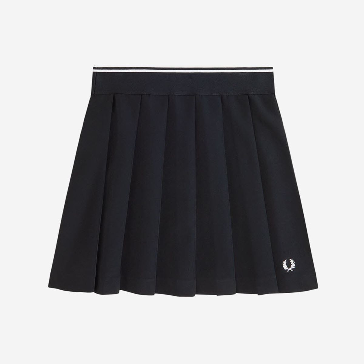 프레드페리(FRED PERRY) [Womens] 팁 플리츠 스커트 - 블랙 AFPF253E105-102
