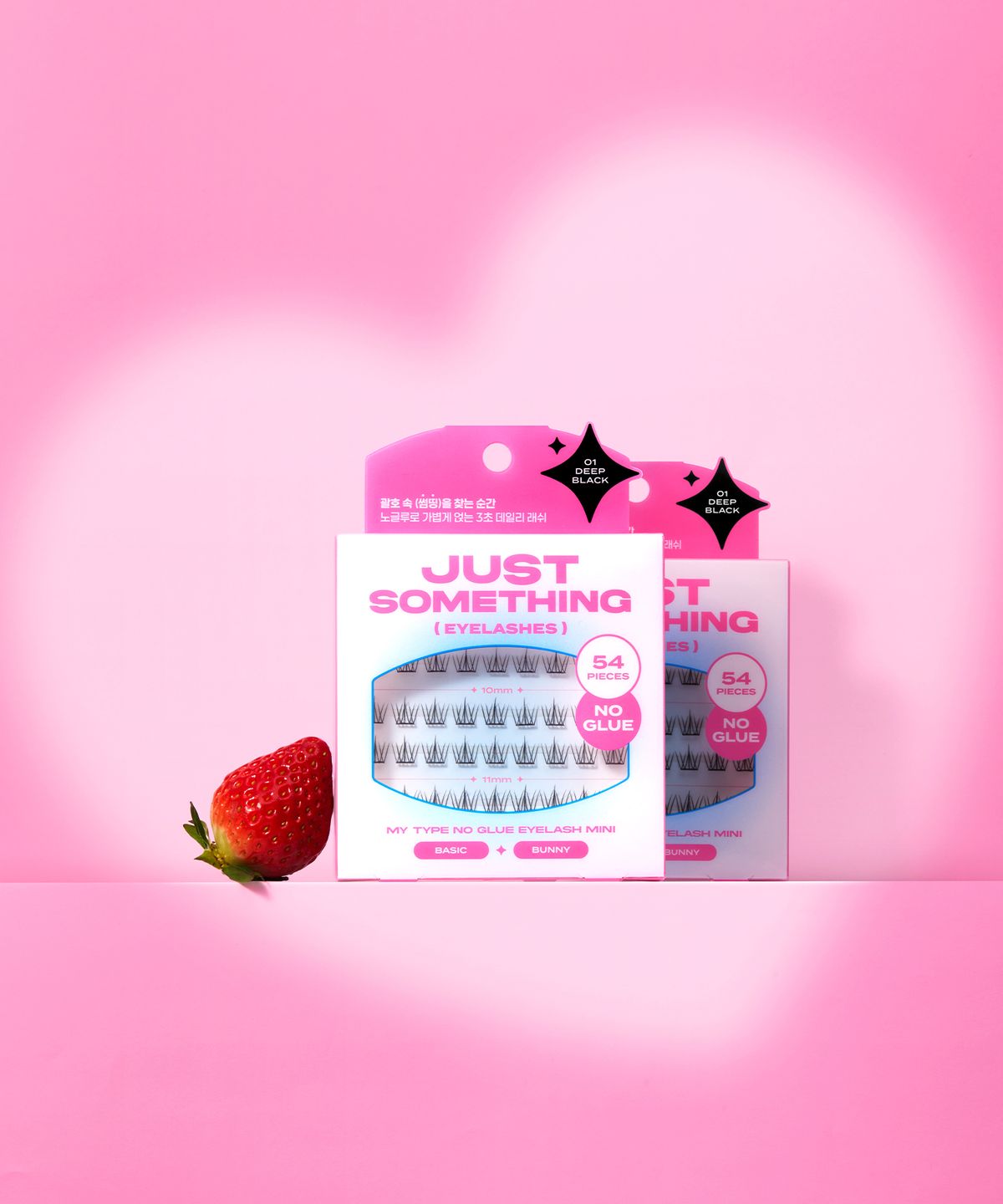 저스트썸띵(JUST SOMETHING) 마이 타입 노글루 속눈썹 베이직 버니 (54pcs)