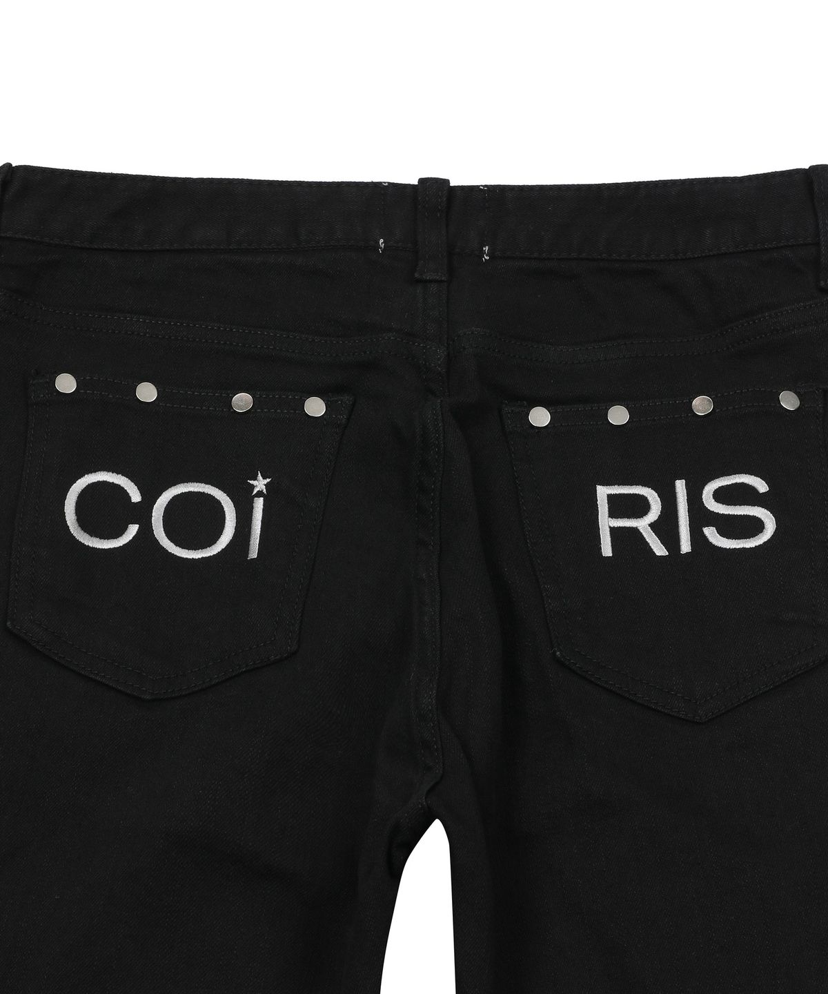 코이리스(COIRIS) 셀릭 리벳 포인트 부츠컷 팬츠