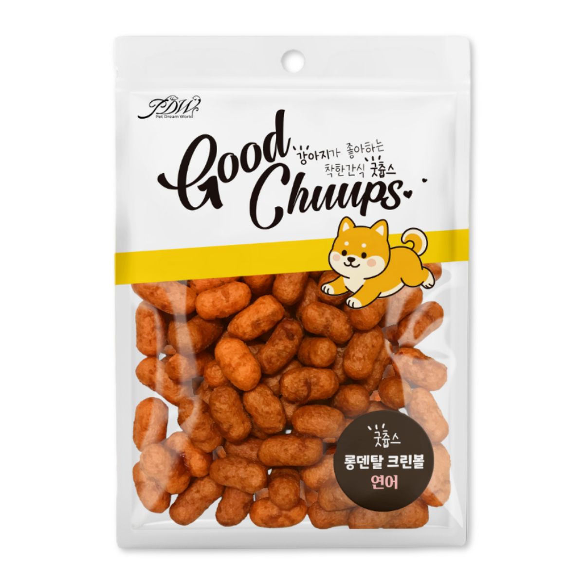 애니포트(ANYPORT) 굿츕스 강아지간식 롱덴탈크린볼 닭고기 오리고기 연어고기 소고기 80g x 3개입