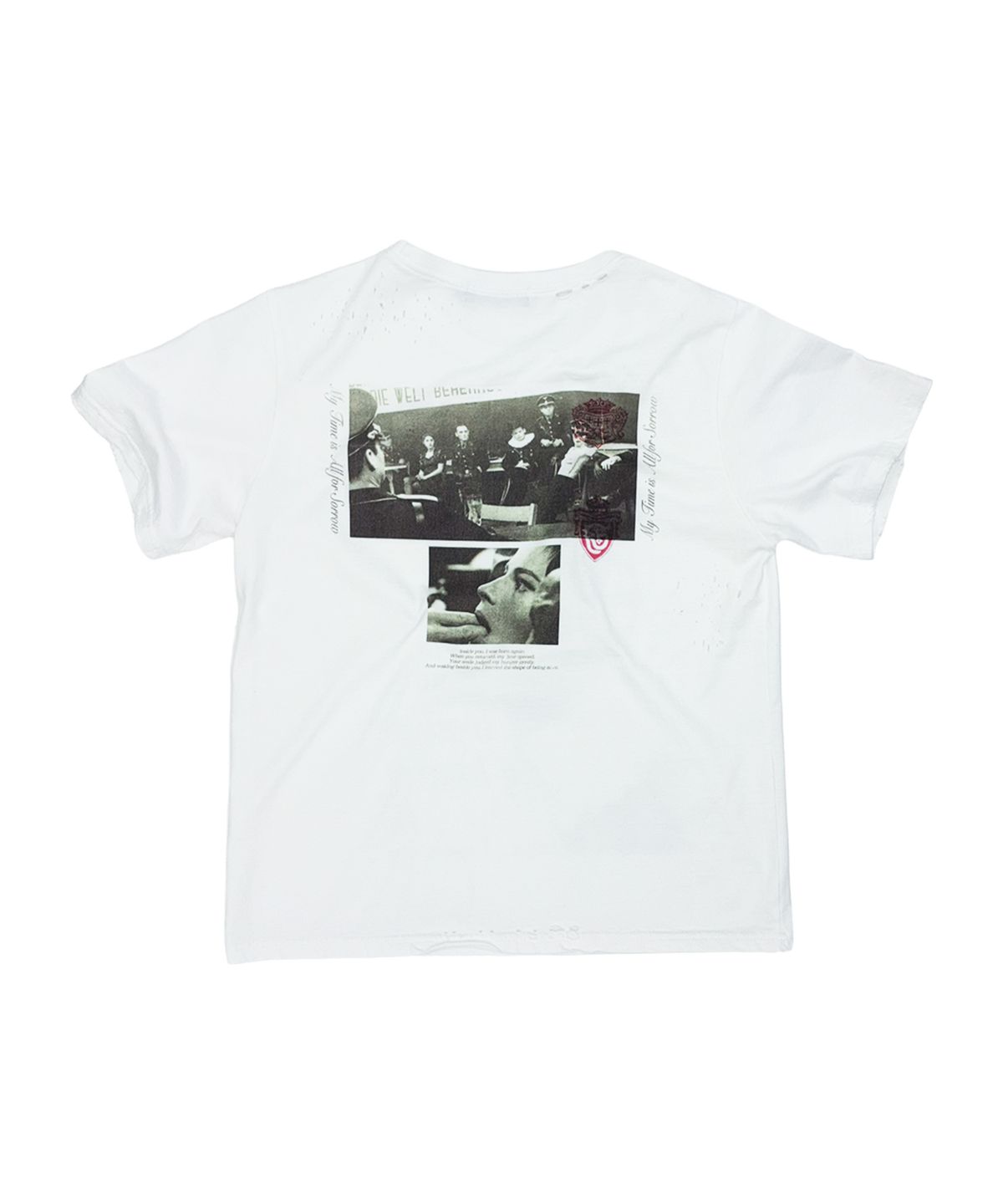 선데이오프클럽(SUNDAYOFFCLUB) The Night Porter Distressed T-shirt