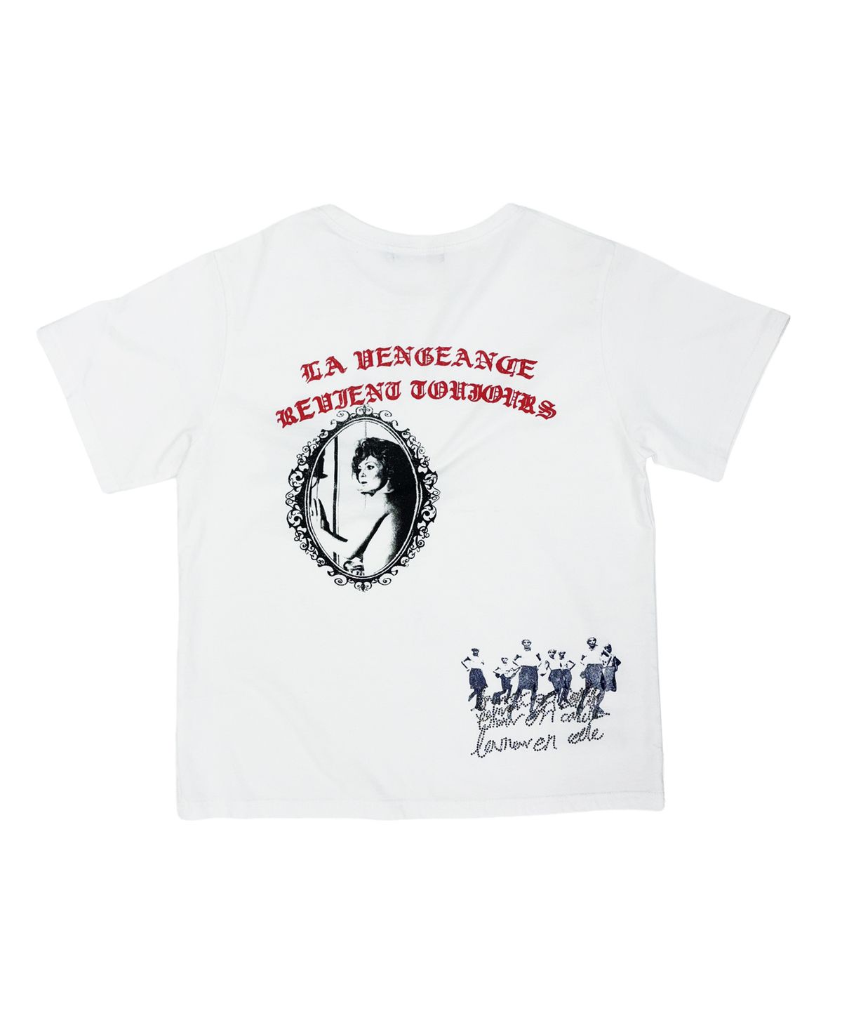선데이오프클럽(SUNDAYOFFCLUB) Le Cercle Rouge Rhinestone T-shirt
