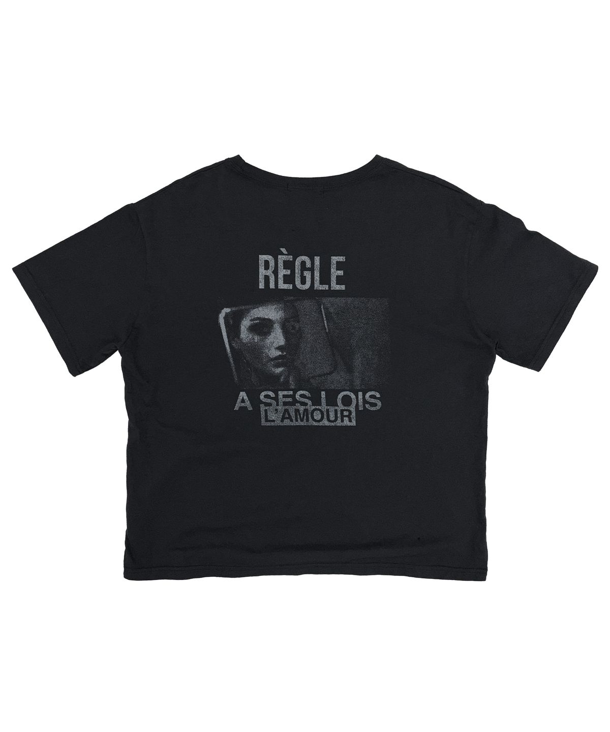 선데이오프클럽(SUNDAYOFFCLUB) R*AFF Vintage Cropped T-shirt