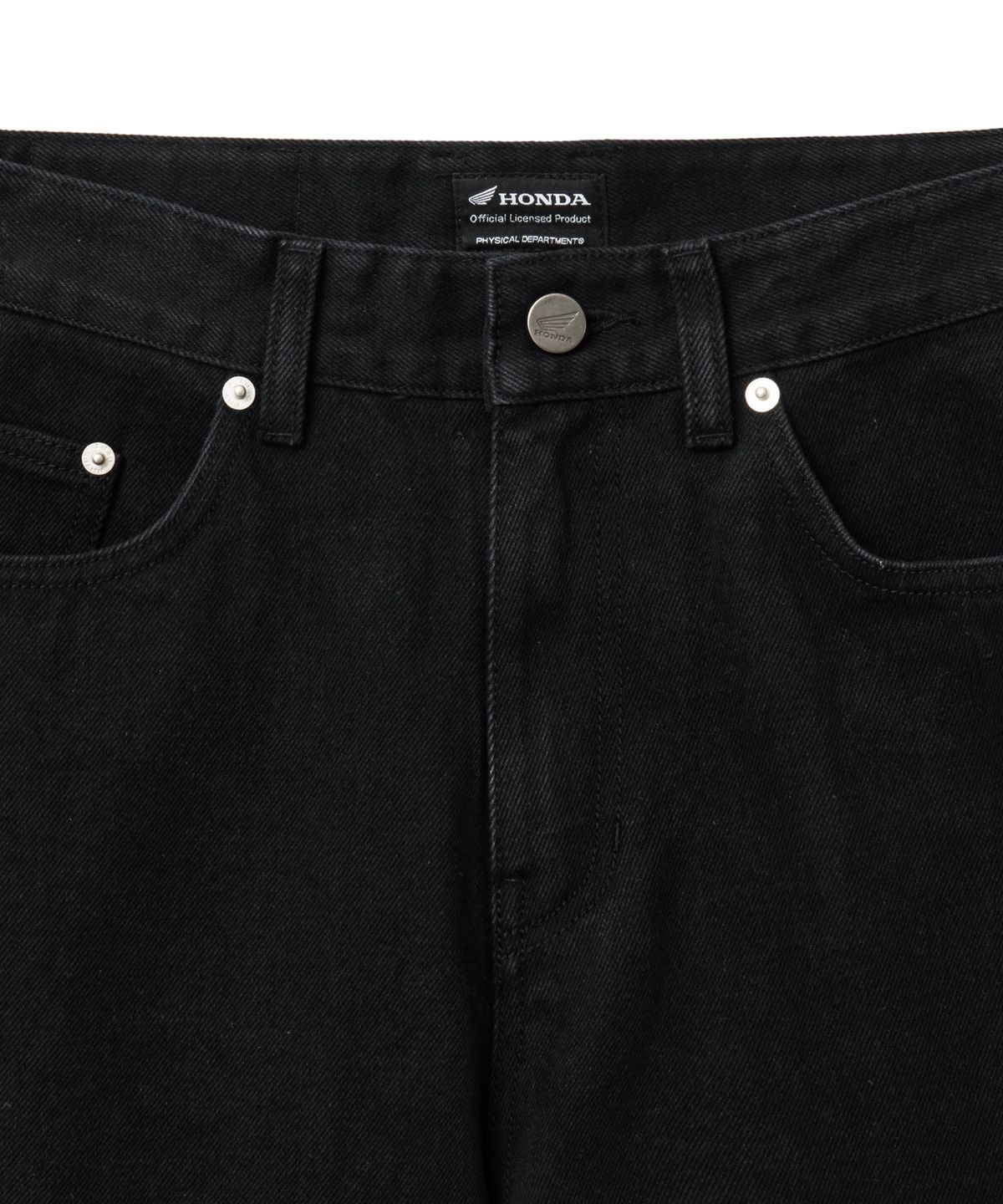 핍스 모터사이클(PHYPS MOTORCYCLE) Wing Logo Bermuda Pants Black
