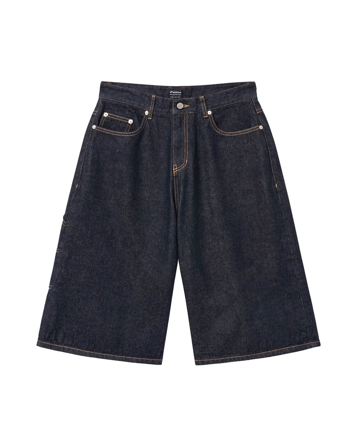 핍스 모터사이클(PHYPS MOTORCYCLE) Wing Logo Bermuda Pants Dark Blue