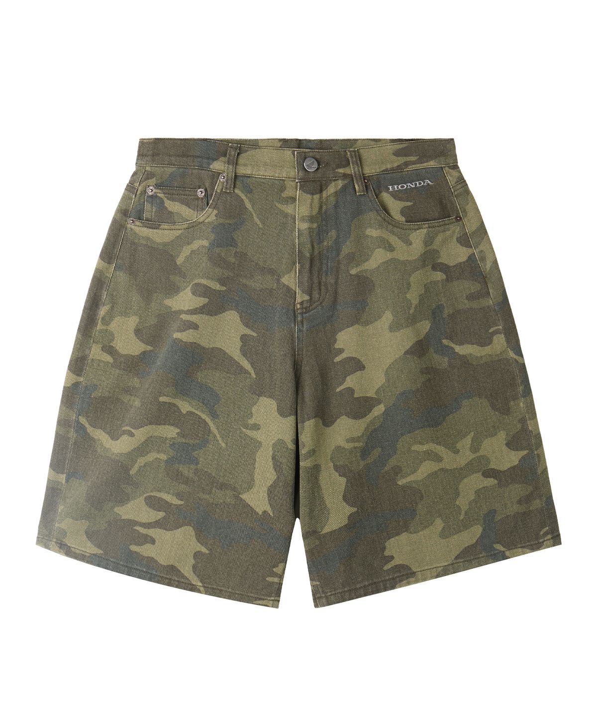 핍스 모터사이클(PHYPS MOTORCYCLE) Motorcycle Bermuda Pants Camo