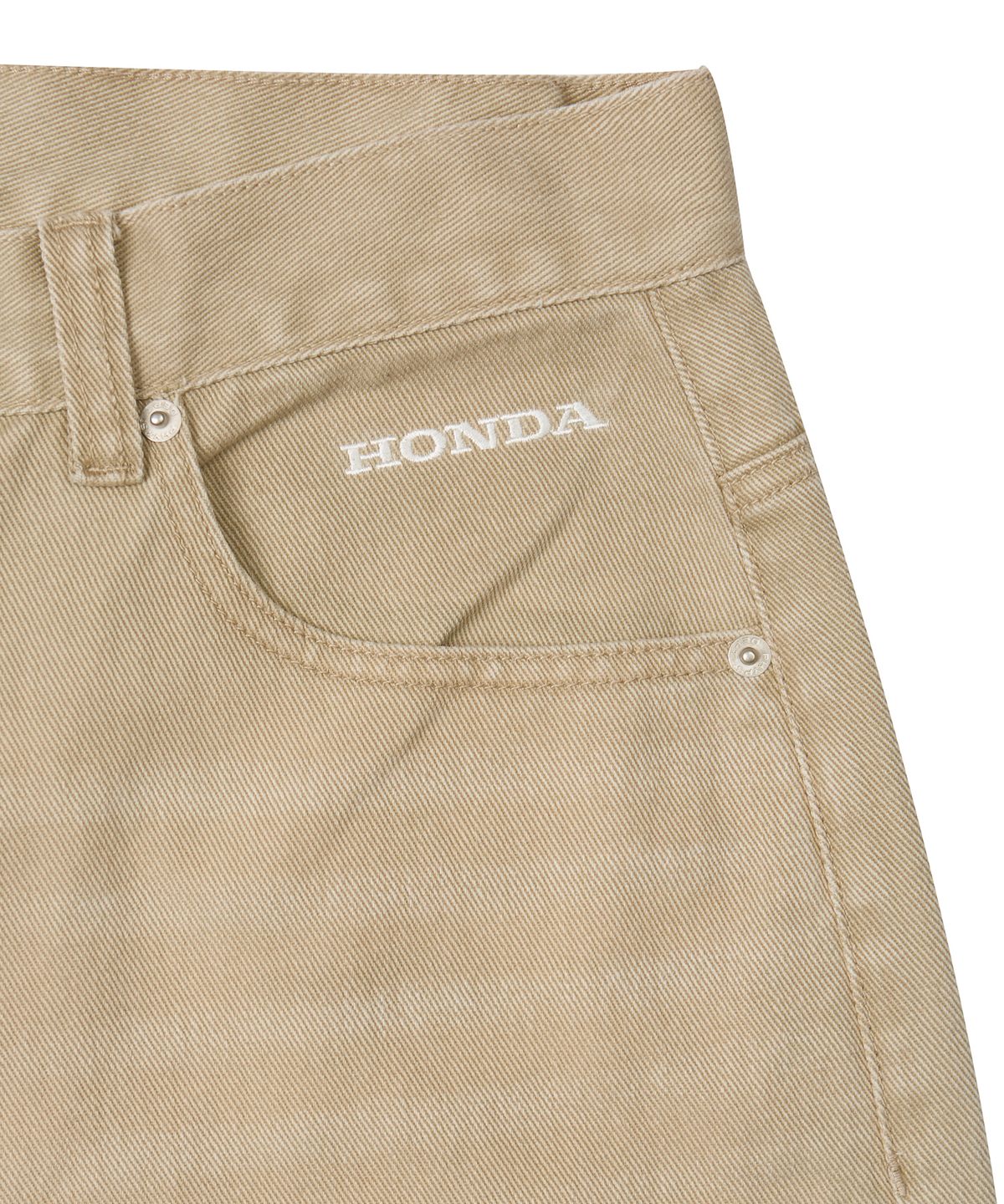 핍스 모터사이클(PHYPS MOTORCYCLE) Motorcycle Bermuda Pants Cream