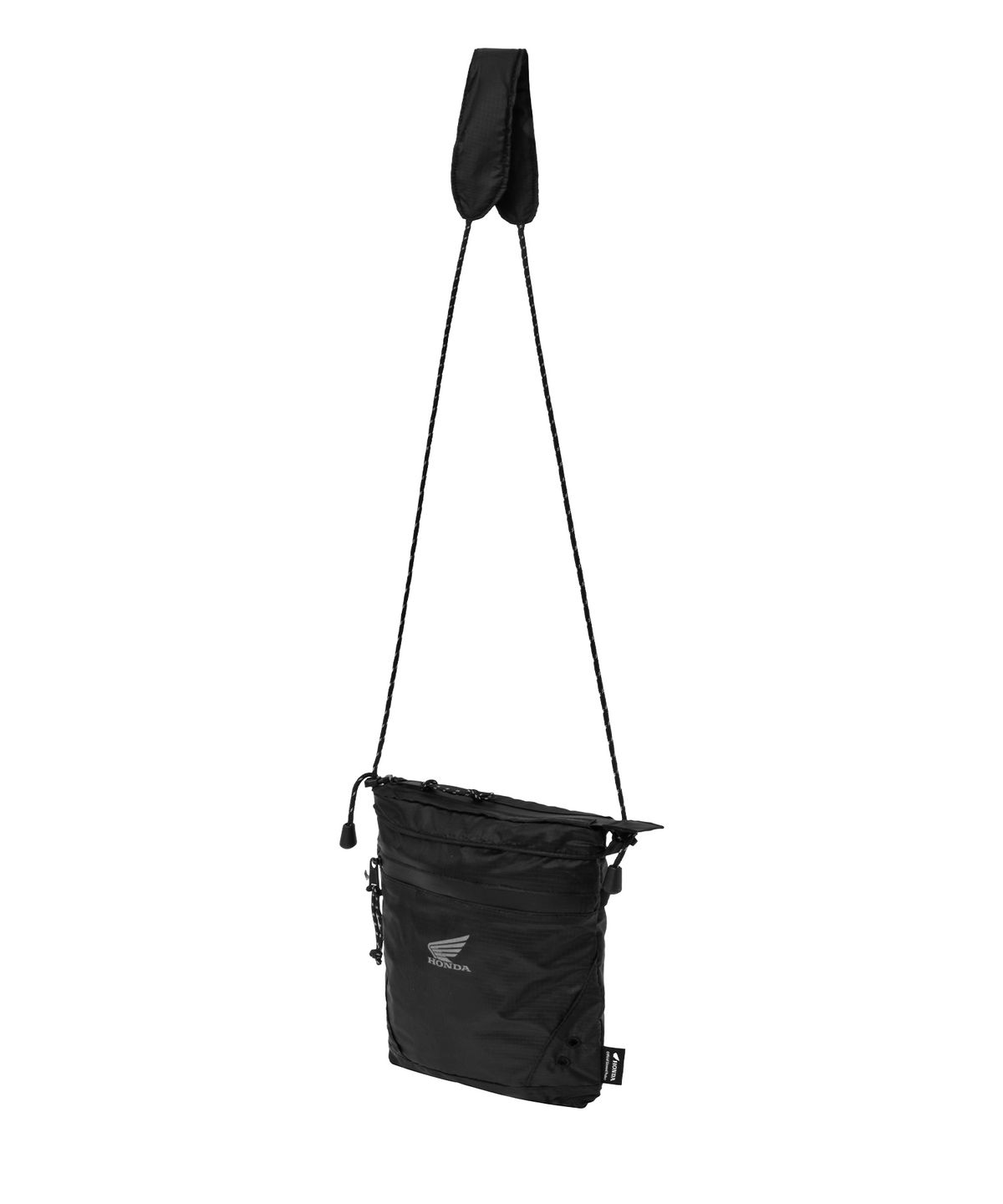 핍스 모터사이클(PHYPS MOTORCYCLE) Nylon Sacoche Bag Black