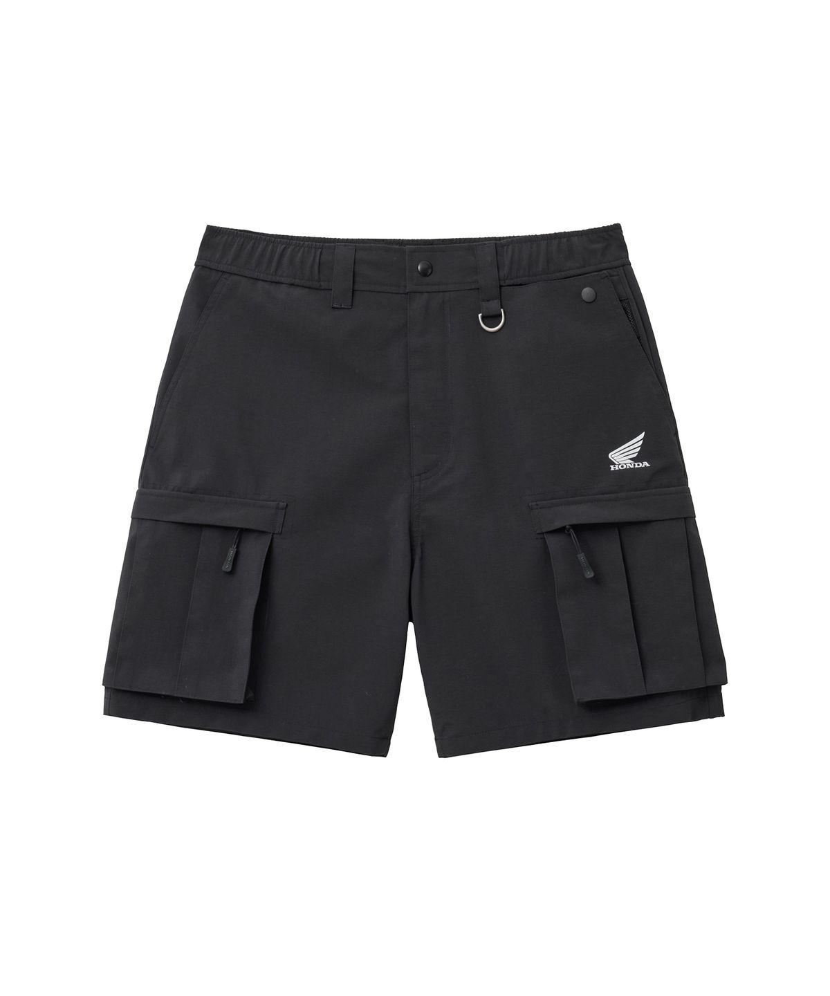 핍스 모터사이클(PHYPS MOTORCYCLE) H-Tech 3Layer Cargo Knee-Length Shorts Black