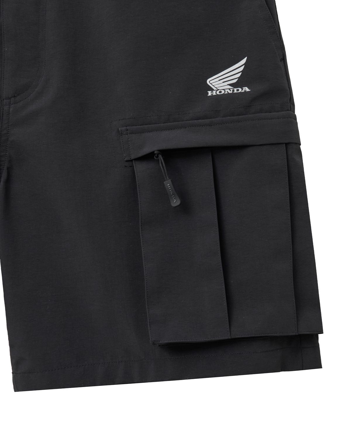 핍스 모터사이클(PHYPS MOTORCYCLE) H-Tech 3Layer Cargo Knee-Length Shorts Black