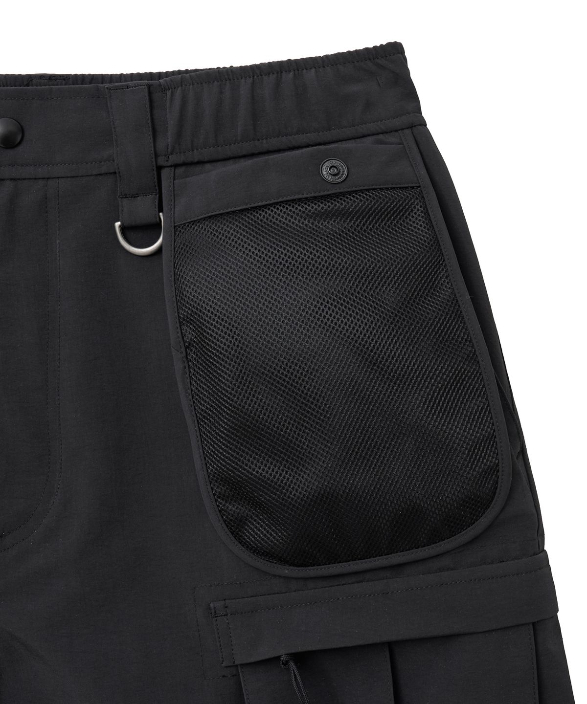 핍스 모터사이클(PHYPS MOTORCYCLE) H-Tech 3Layer Cargo Knee-Length Shorts Black