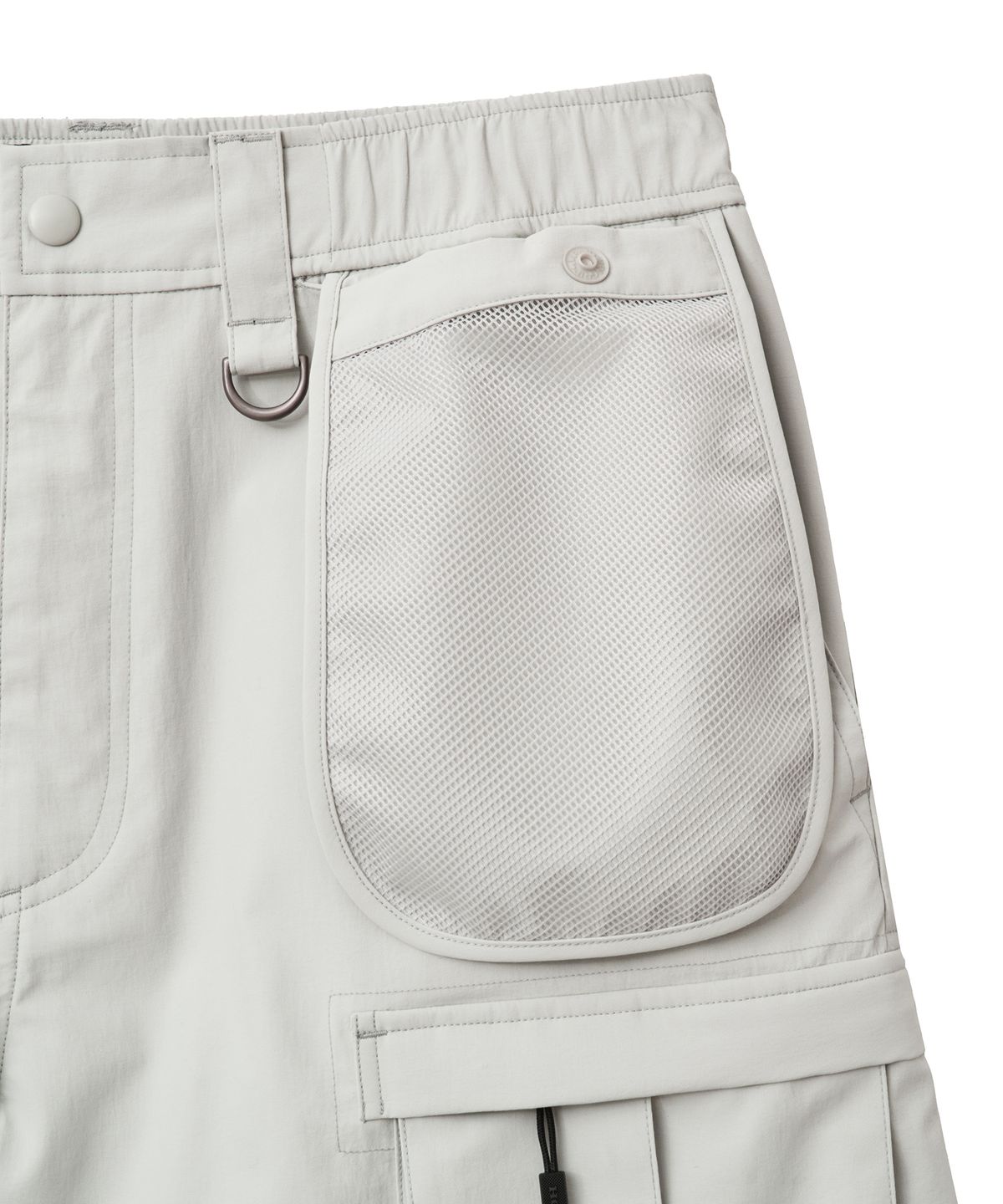 핍스 모터사이클(PHYPS MOTORCYCLE) H-Tech 3Layer Cargo Knee-Length Shorts Light Gray