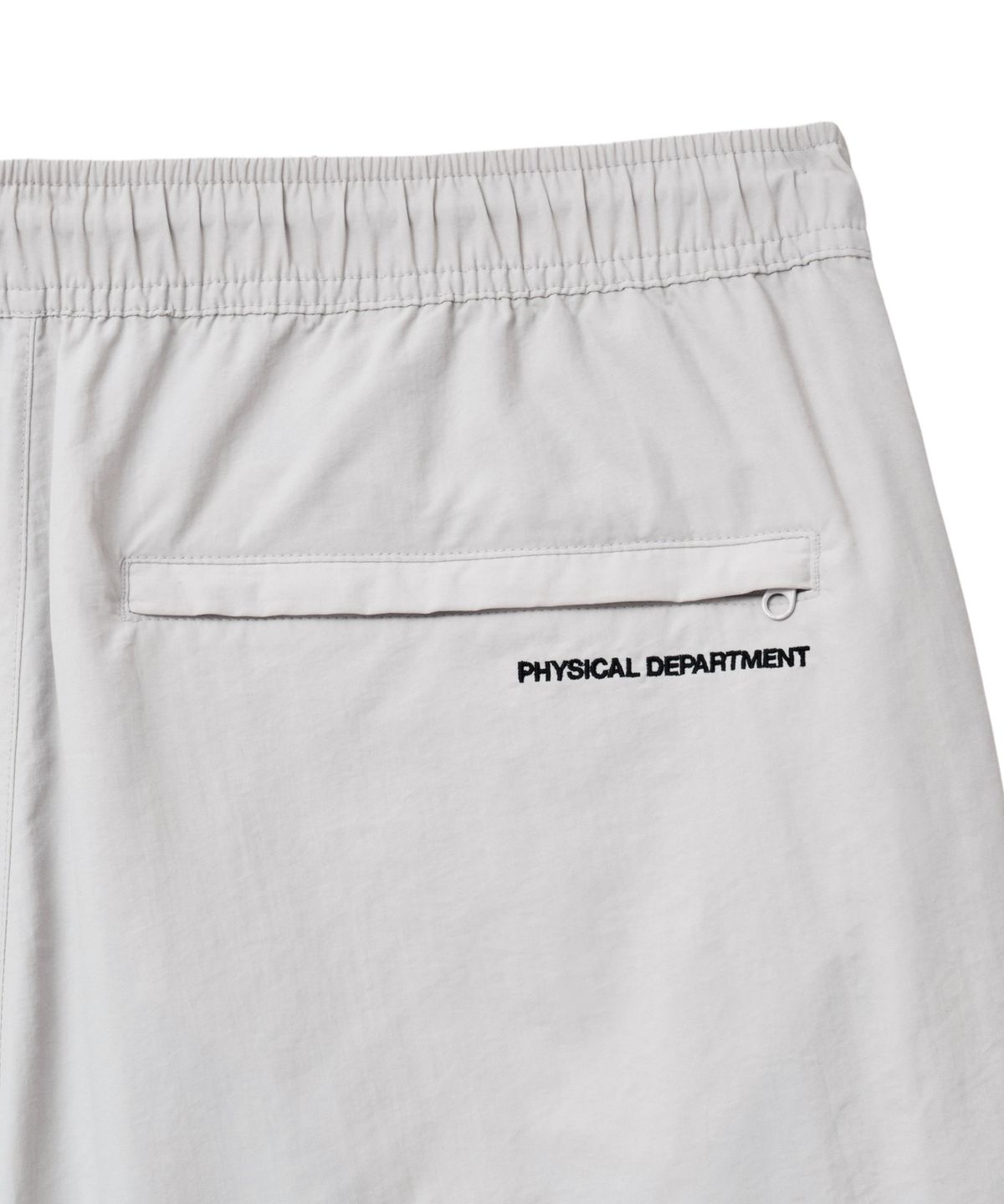 핍스 모터사이클(PHYPS MOTORCYCLE) Nylon Wing Logo 7Inch Packable Beach Shorts Light Gray