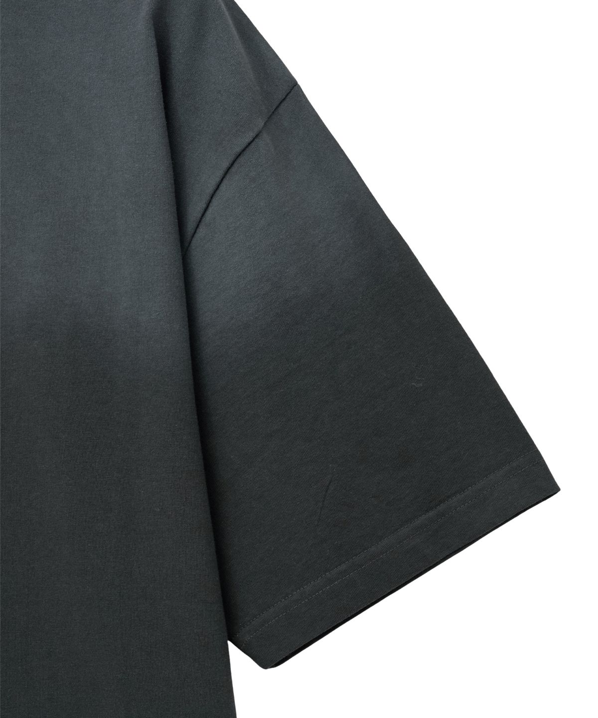핍스 모터사이클(PHYPS MOTORCYCLE) Winglogo Spray Dying Short Sleeve Charcoal
