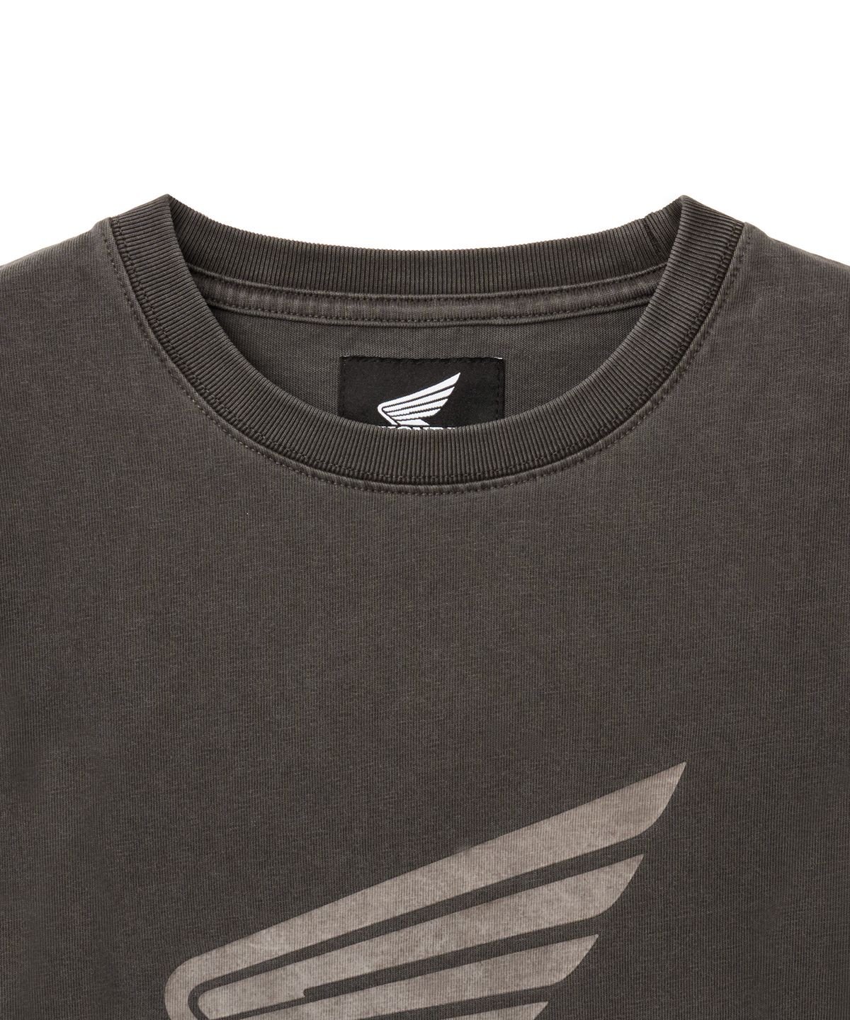 핍스 모터사이클(PHYPS MOTORCYCLE) Wing Collect Logo Short Sleeve Charcoal