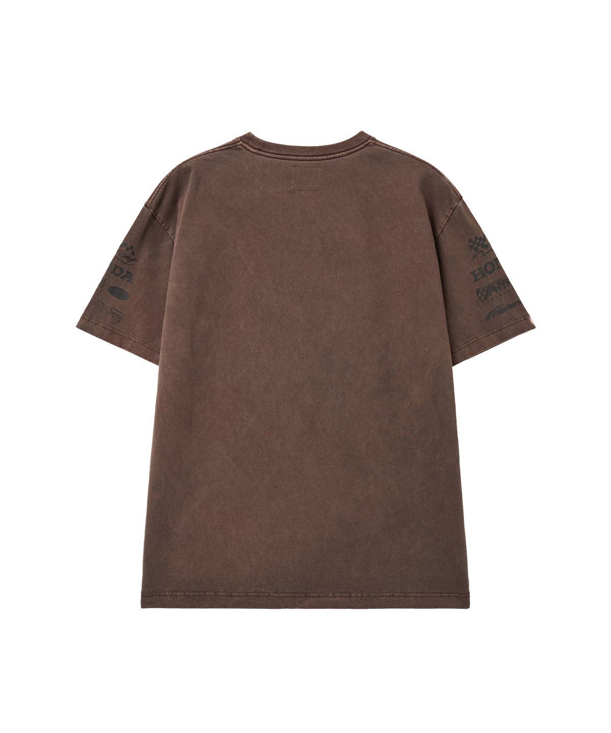 핍스 모터사이클(PHYPS MOTORCYCLE) Wing Collect Logo Short Sleeve Brown