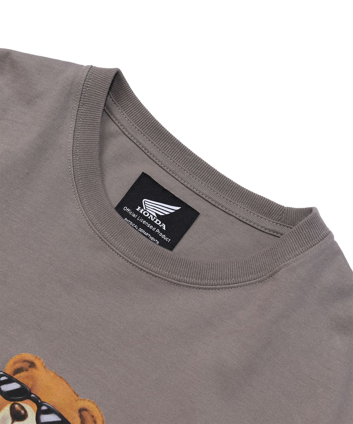 핍스 모터사이클(PHYPS MOTORCYCLE) Honda Bear T-Shirt Brown