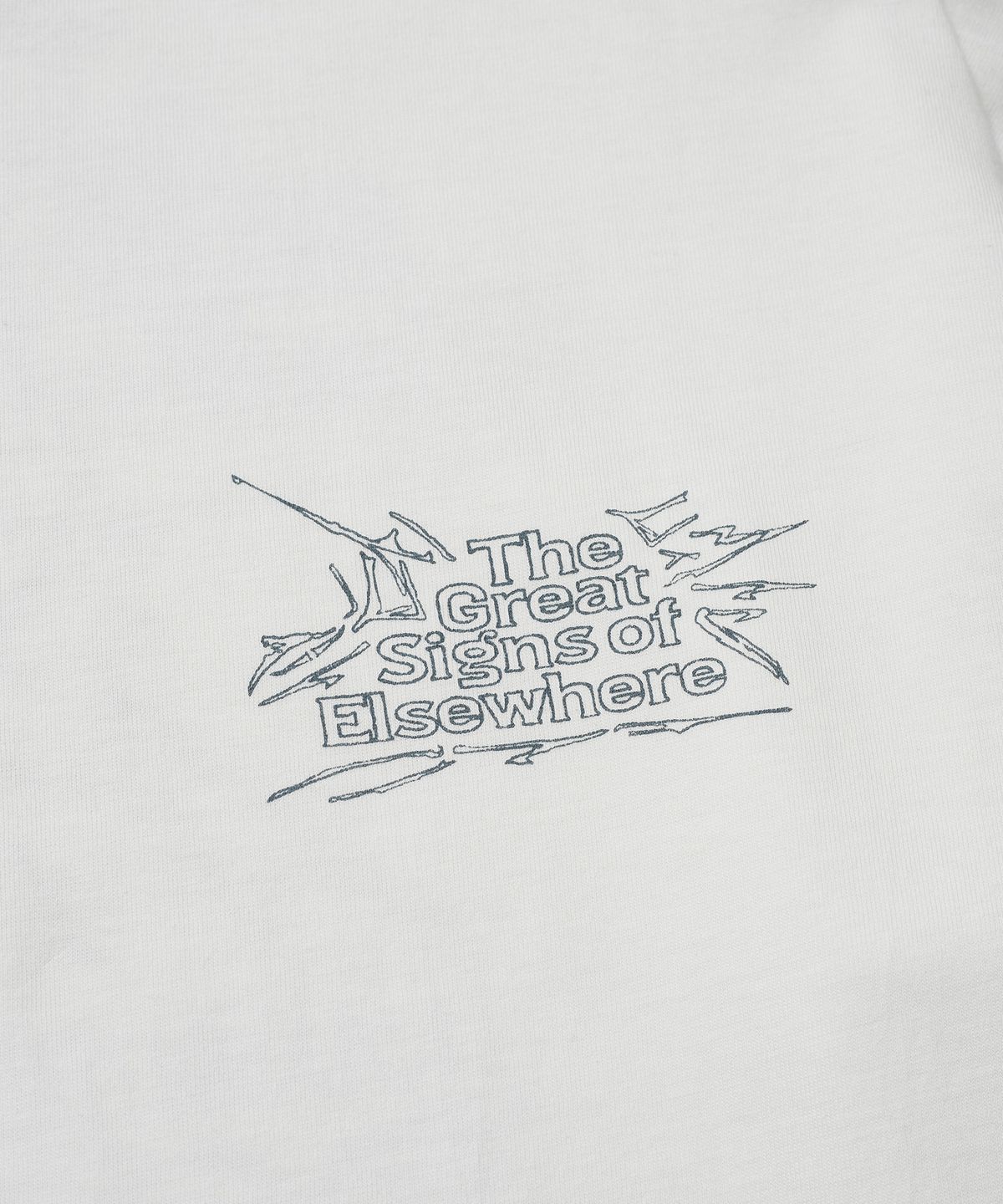 에스파이(ESFAI) MEMORY TYPE L/S T-SHIRT (OFF WHITE)