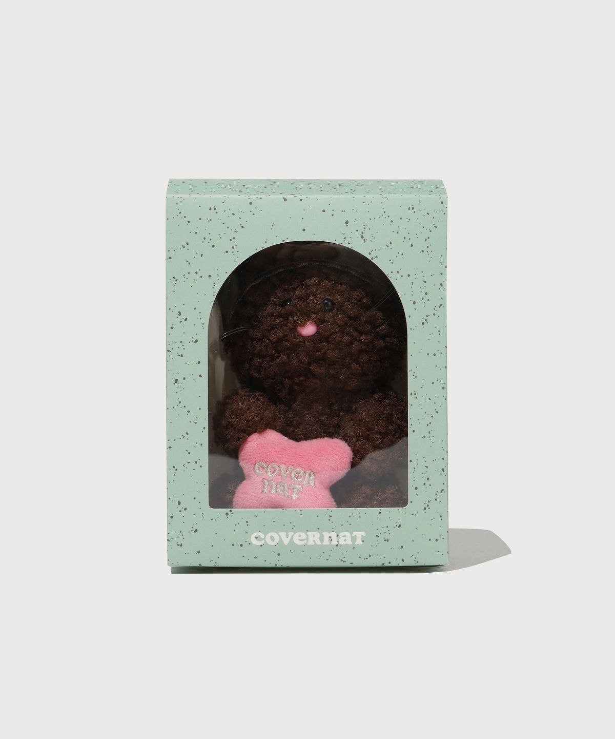 커버낫 우먼(COVERNAT WOMAN) 클로버 베어 키링 브라운