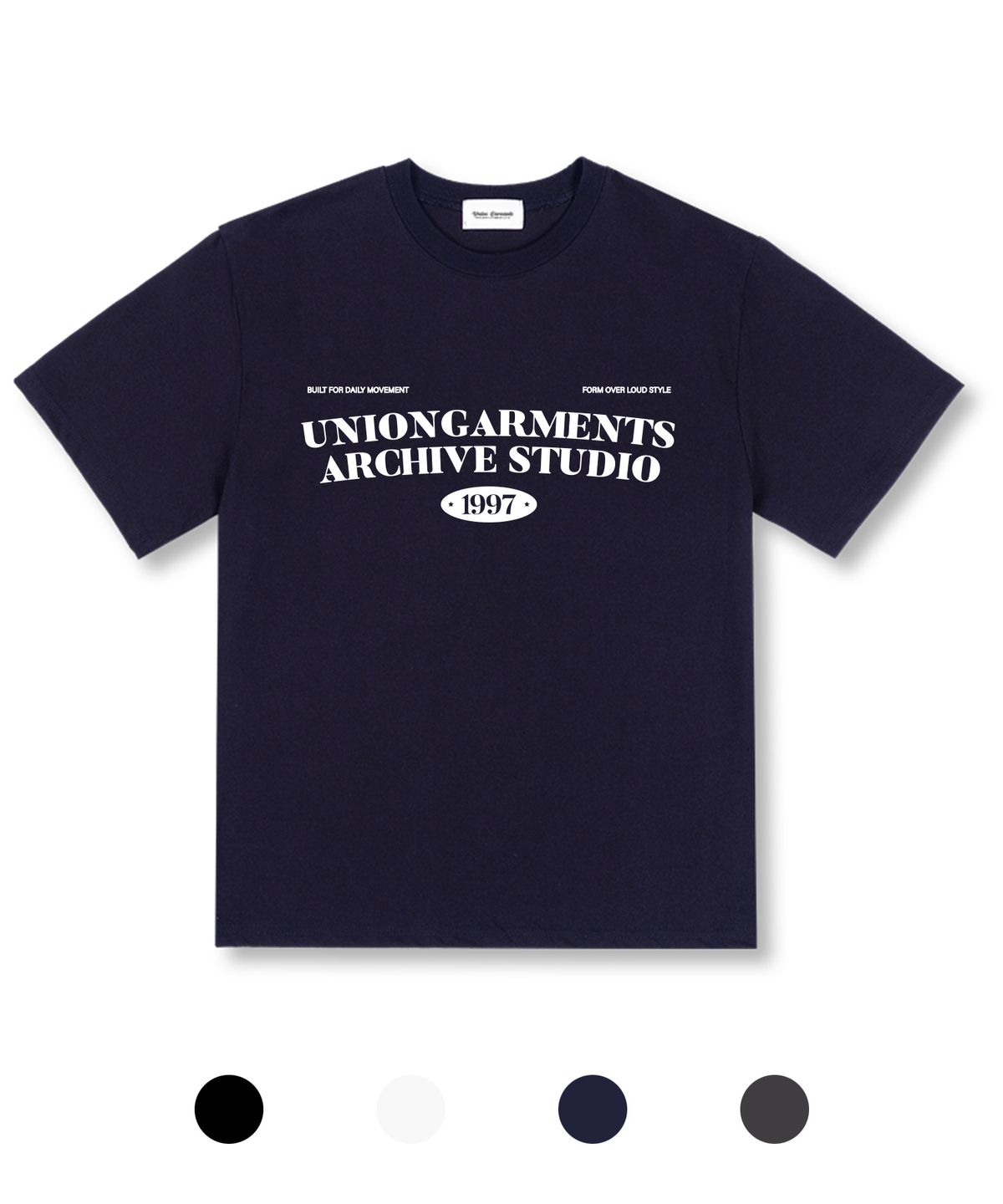 유니온가먼츠(UNION GARMENTS) 프롬유니온 오버핏 반팔 티셔츠 4COLOR