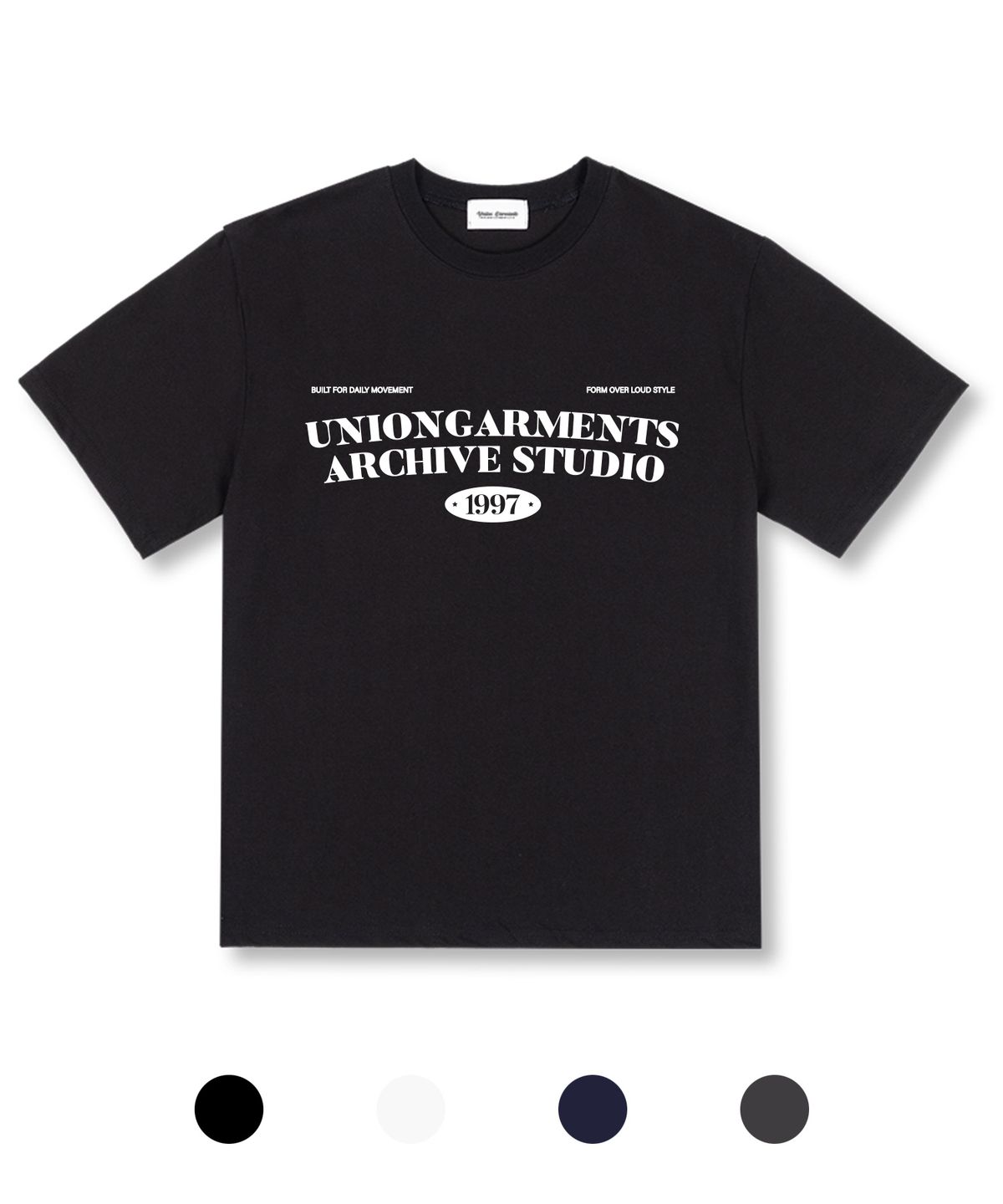 유니온가먼츠(UNION GARMENTS) 프롬유니온 오버핏 반팔 티셔츠 4COLOR
