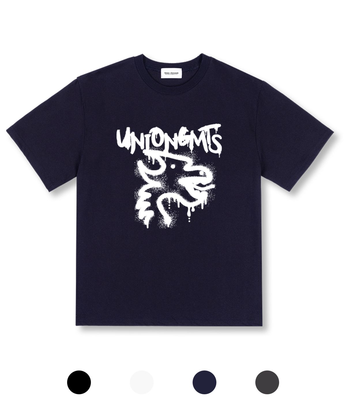 유니온가먼츠(UNION GARMENTS) 드레곤 오버핏 반팔 티셔츠 4COLOR
