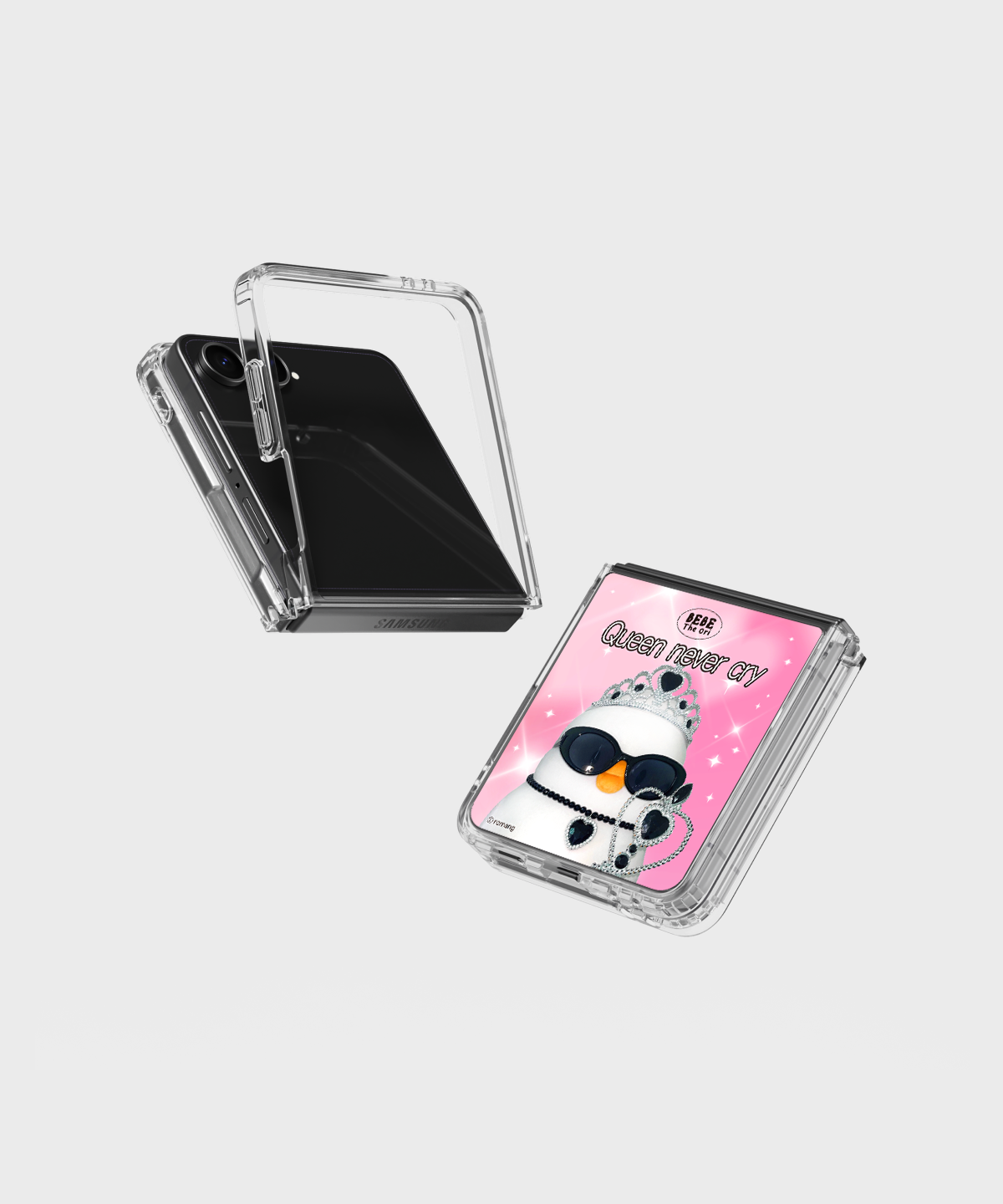 에스엘비에스(SLBS) 베베더오리 퀸 클리어 마그넷 케이스 for Galaxy Z Flip7