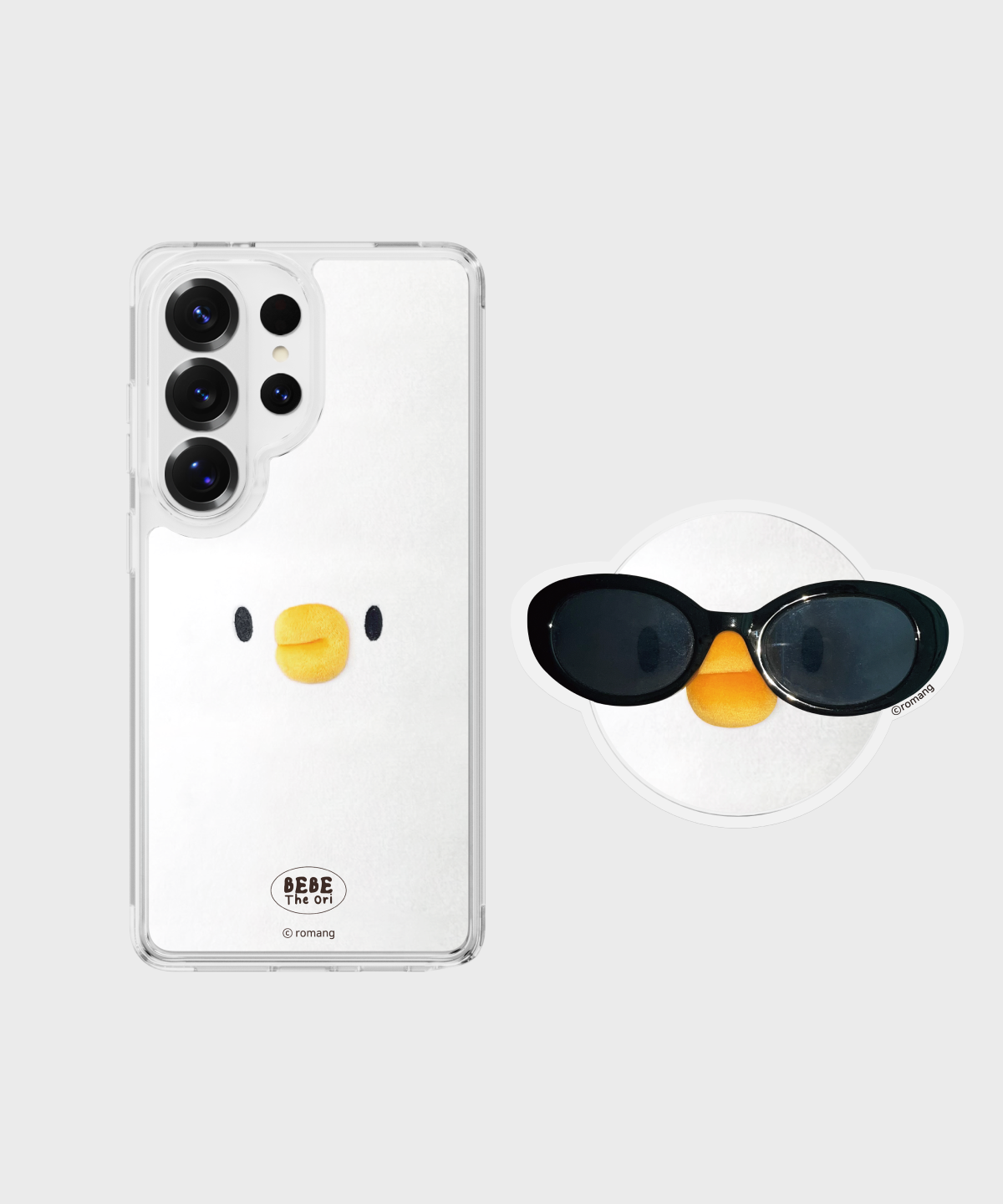 에스엘비에스(SLBS) [SET]  베베더오리 얼굴 클리어 마그넷 케이스 3종 세트 for Galaxy S26 Series