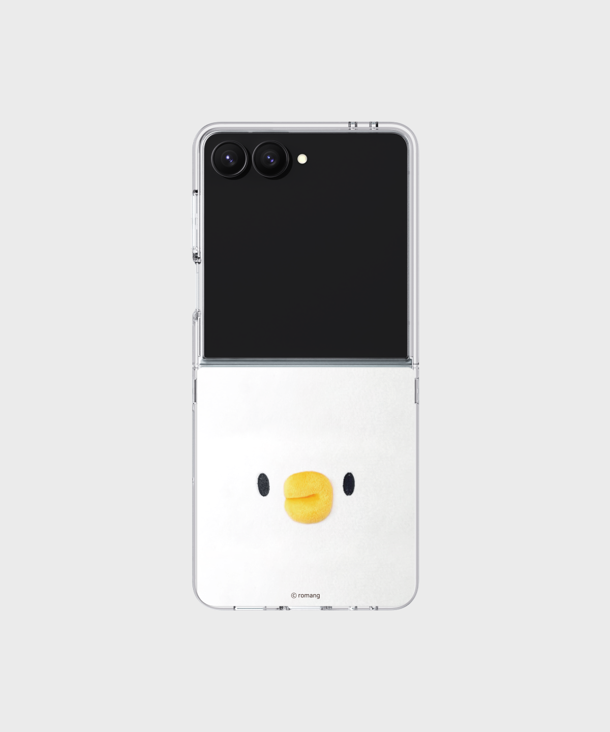 에스엘비에스(SLBS) 베베더오리 얼굴 클리어 마그넷 케이스 for Galaxy Z Flip7 + 데코 스티커 포함