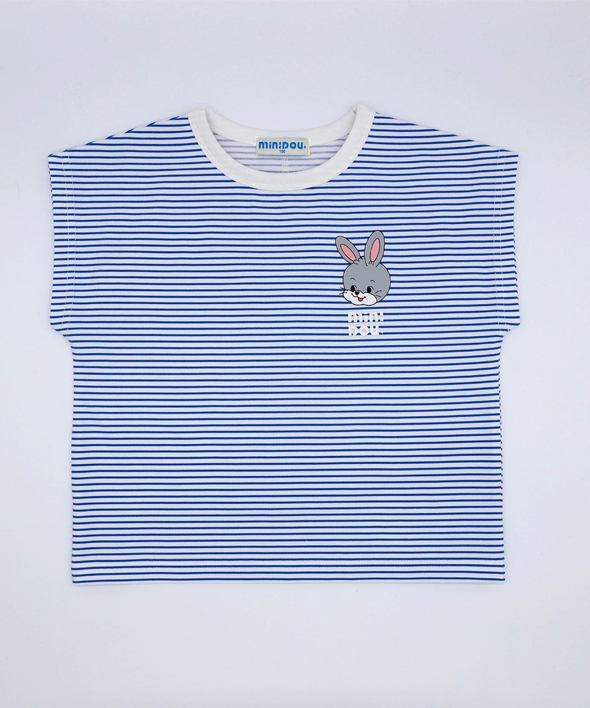 미니도우(MINIDOU) 라피니 키즈 스트라이프 티셔츠 캡슬리브