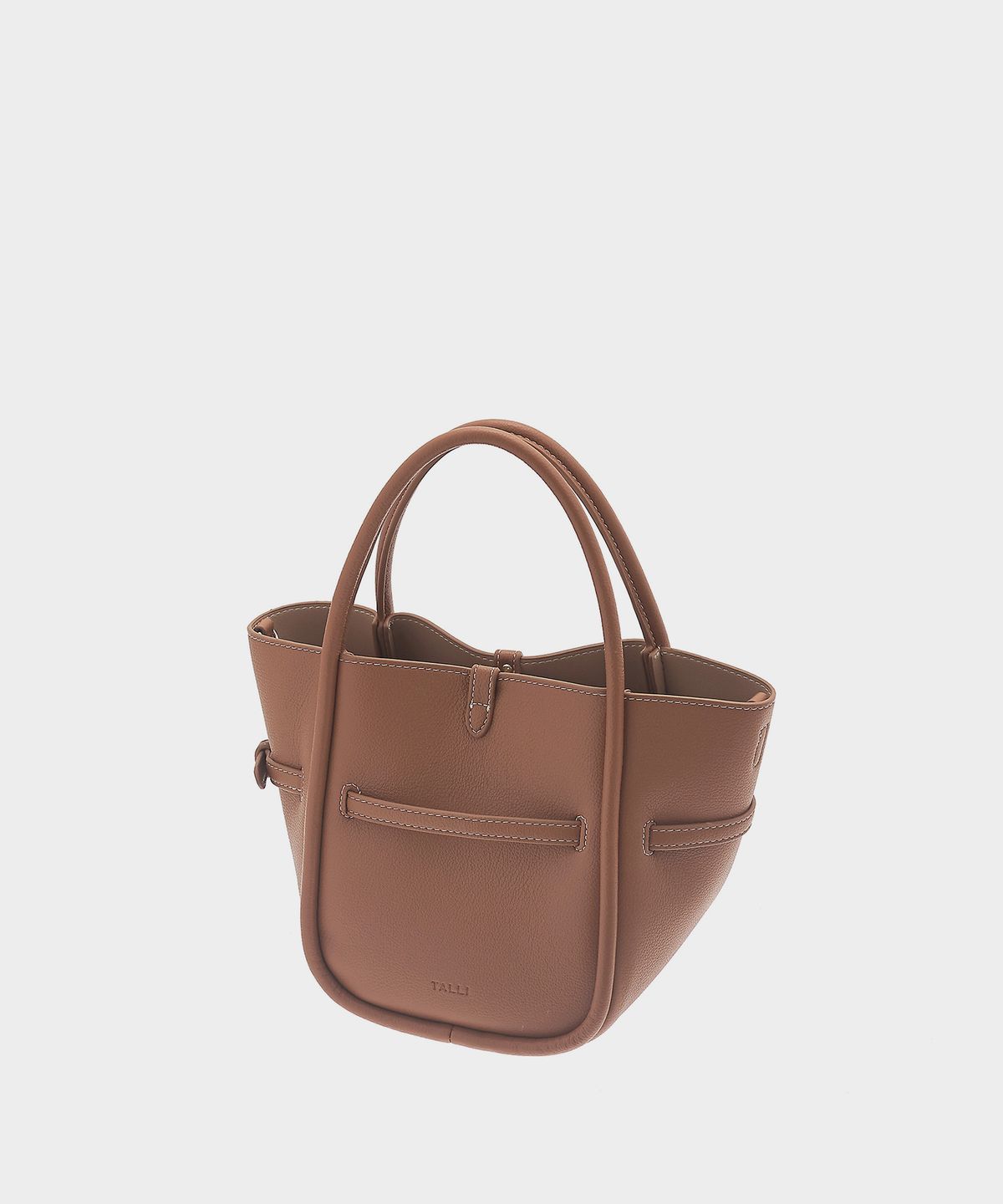 탈리(TALLI) 로어 웨지 벨트 토트백26_카멜