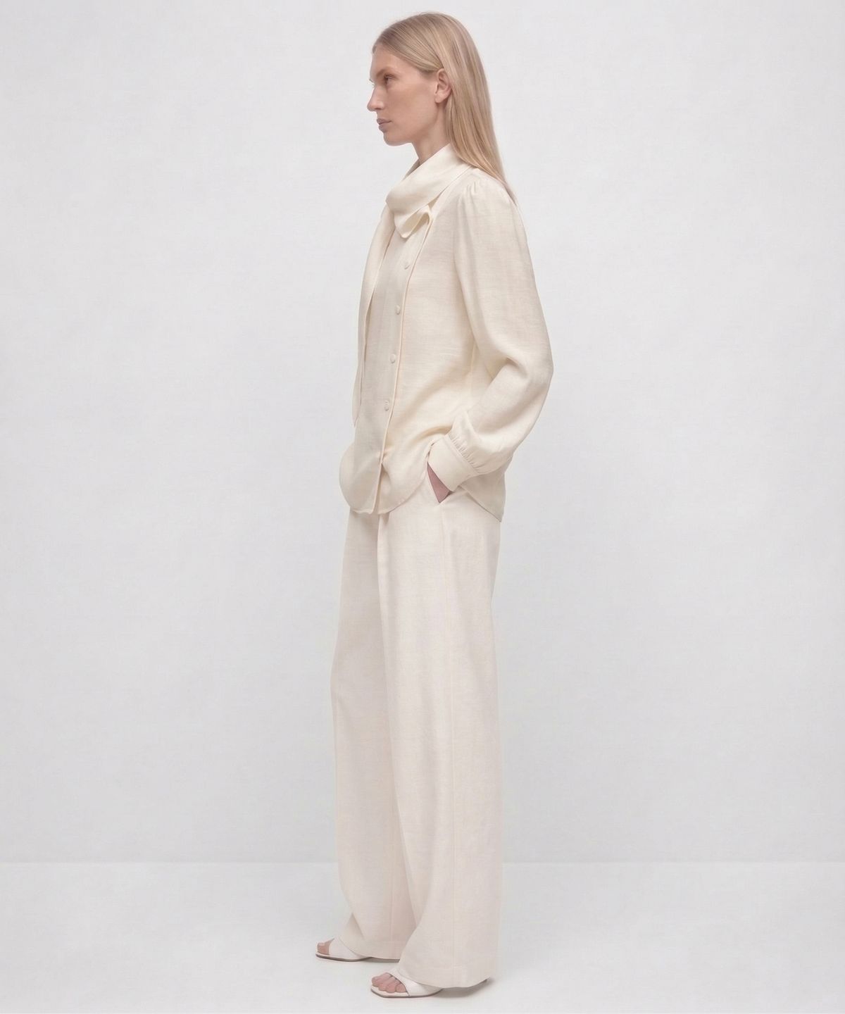 킴도(KIMDOH) Serein Blouse / Ivory