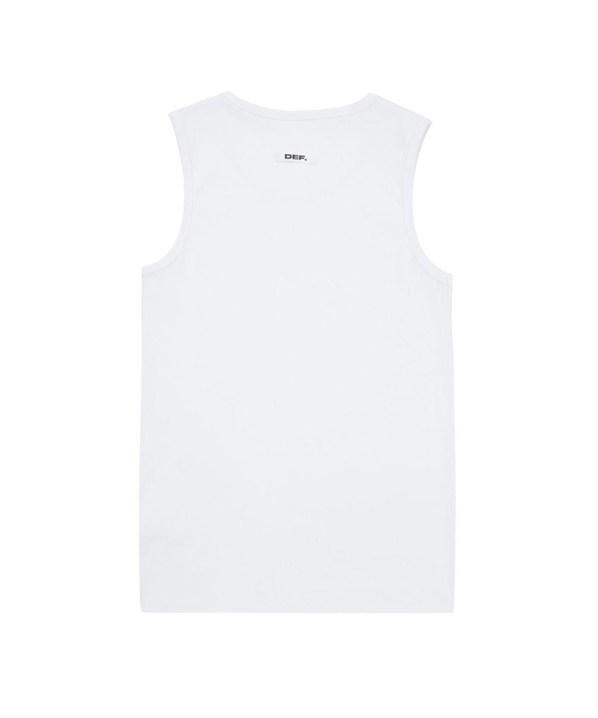 데프(DEF) MENS BASIC SLEEVELESS WHITE