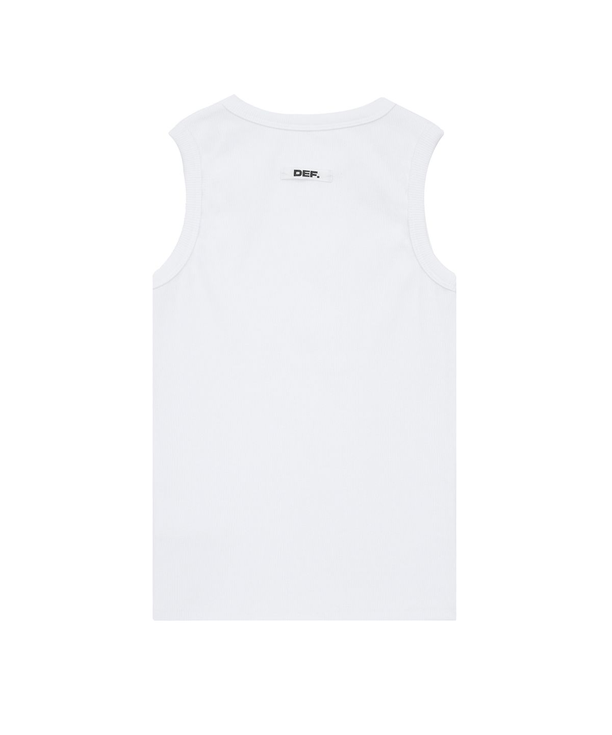 데프(DEF) WOMENS BASIC SLEEVELESS WHITE
