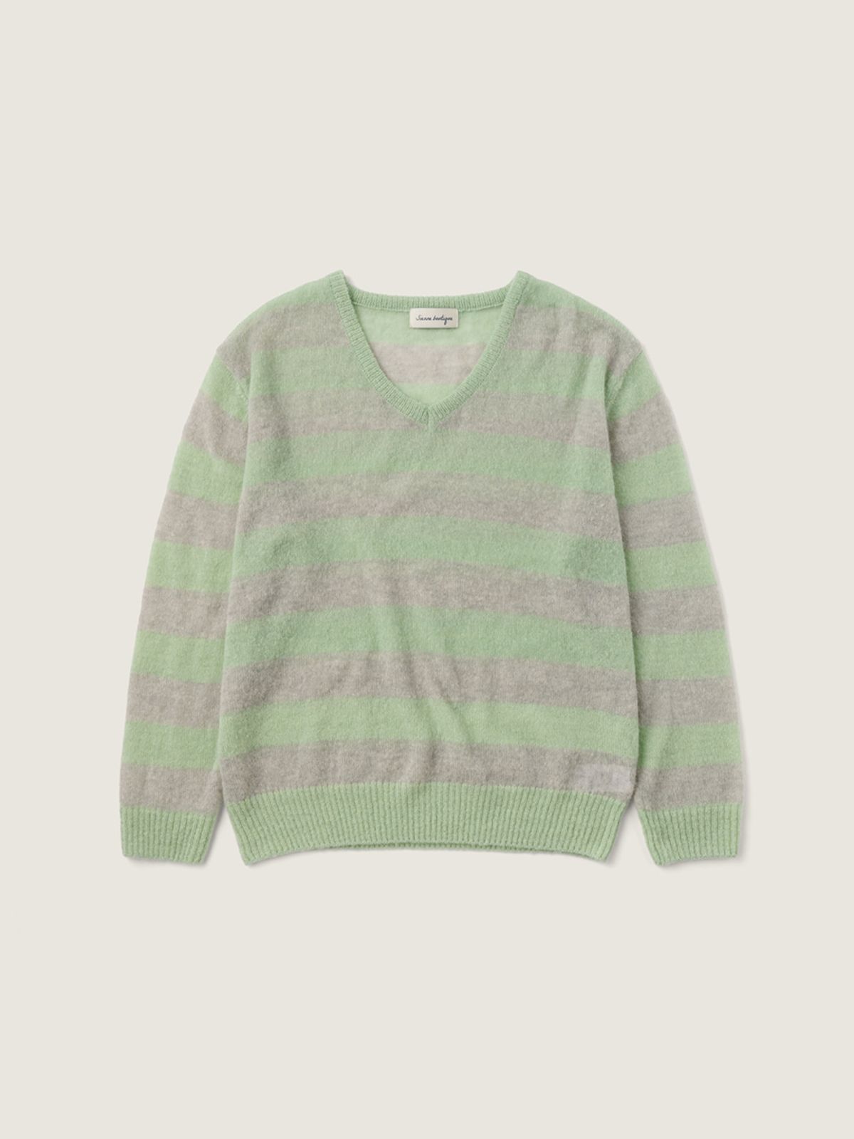 시엔느(SIENNE) Pony Stripe Knit (Apple Mint)