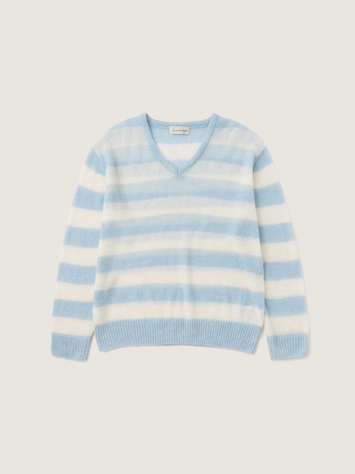 시엔느(SIENNE) Pony Stripe Knit (Light Blue)