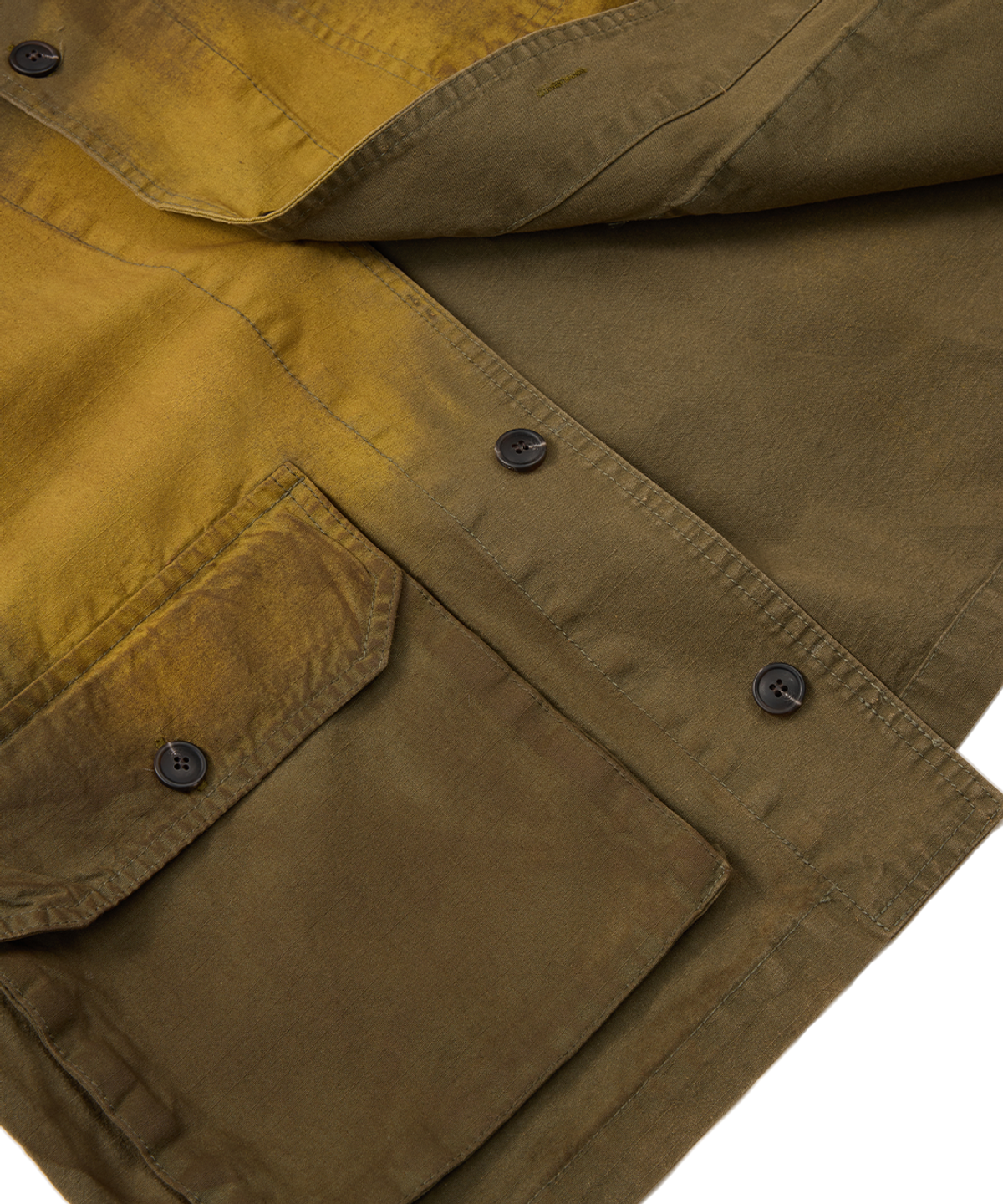 더 오피셜 레퓨지(THE OFFICIAL REFUGE) HAND BRUSHED VINTAGE JACKET KHAKI GREEN