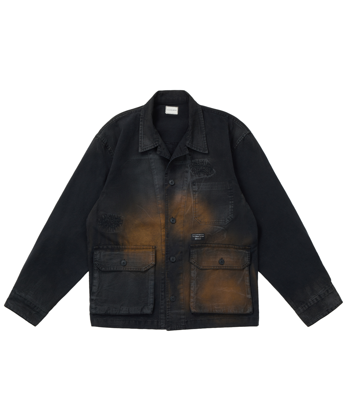 더 오피셜 레퓨지(THE OFFICIAL REFUGE) HAND BRUSHED VINTAGE JACKET BLACK