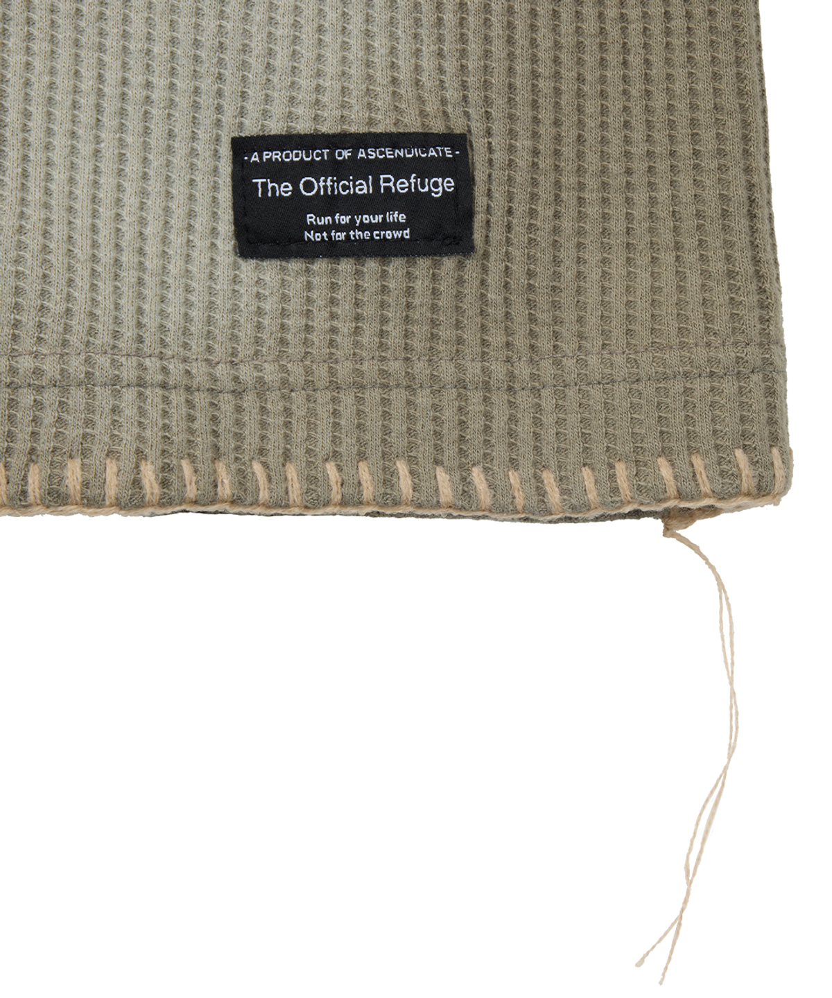 더 오피셜 레퓨지(THE OFFICIAL REFUGE) HAND BRUSHED BLEECH SHIRT KHAKI