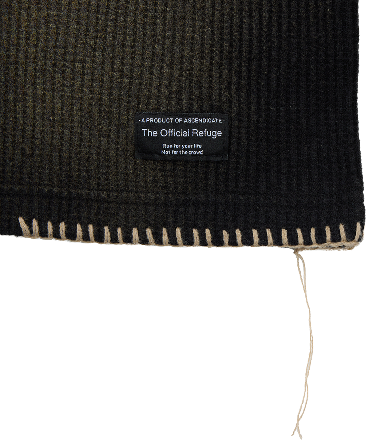 더 오피셜 레퓨지(THE OFFICIAL REFUGE) HAND BRUSHED BLEECH SHIRT BLACK