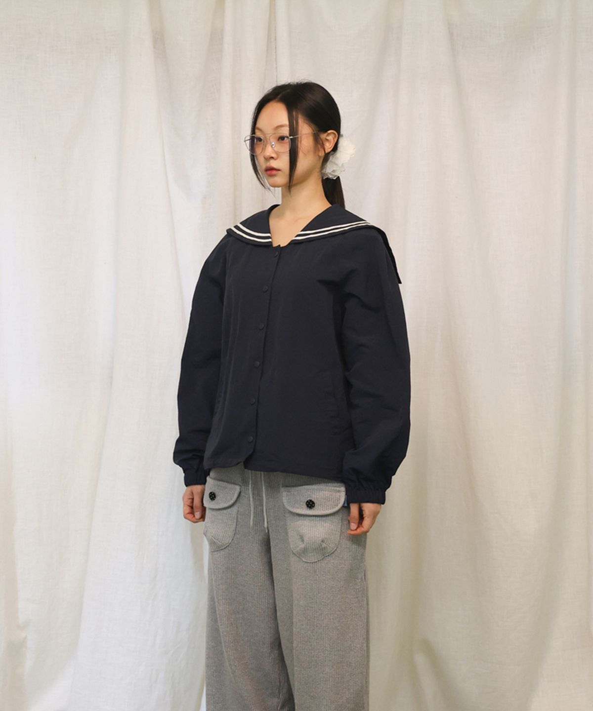 소르디(SORDI) Sailor Windbreaker_navy