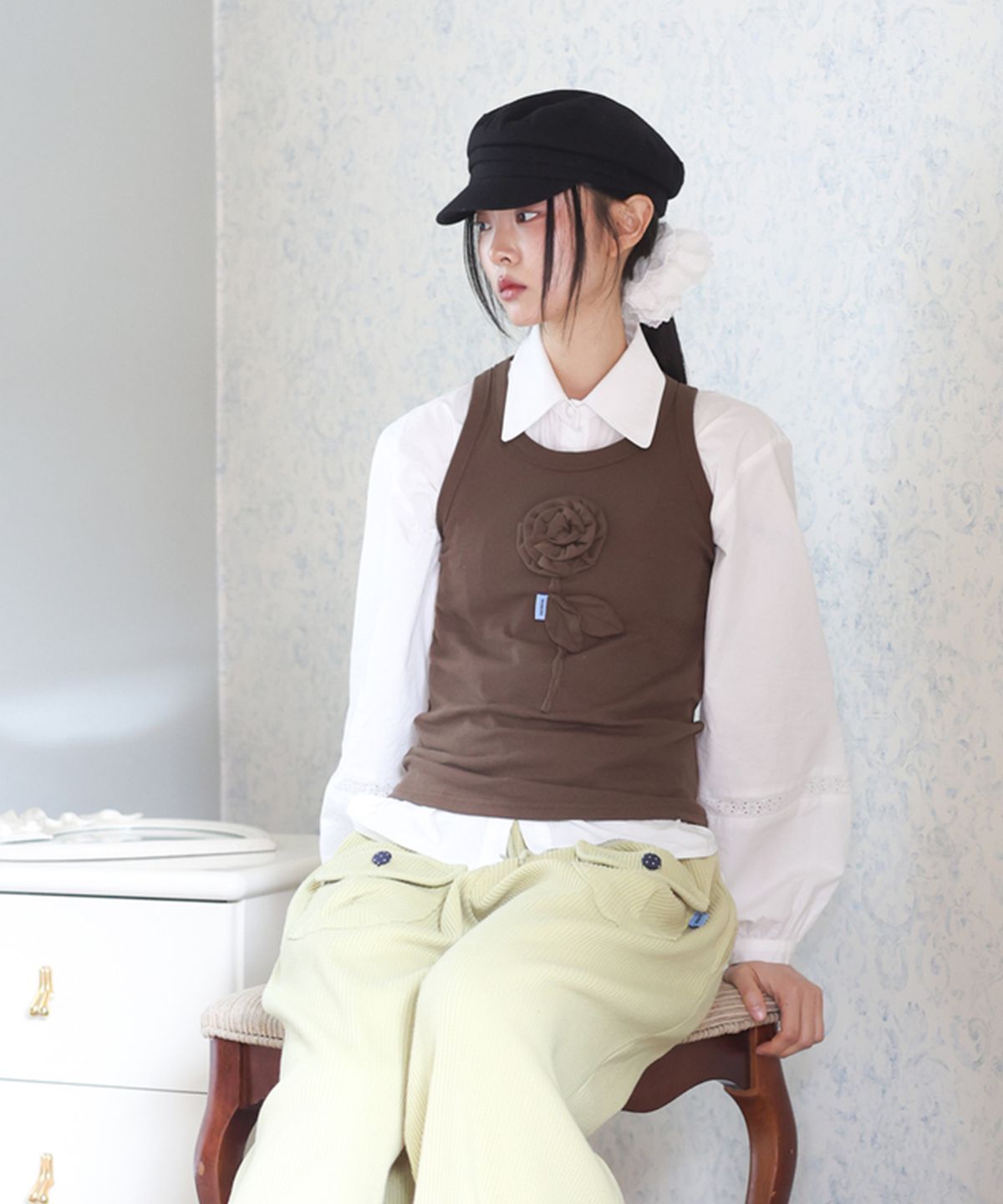 소르디(SORDI) Sping Sleeveless_brown