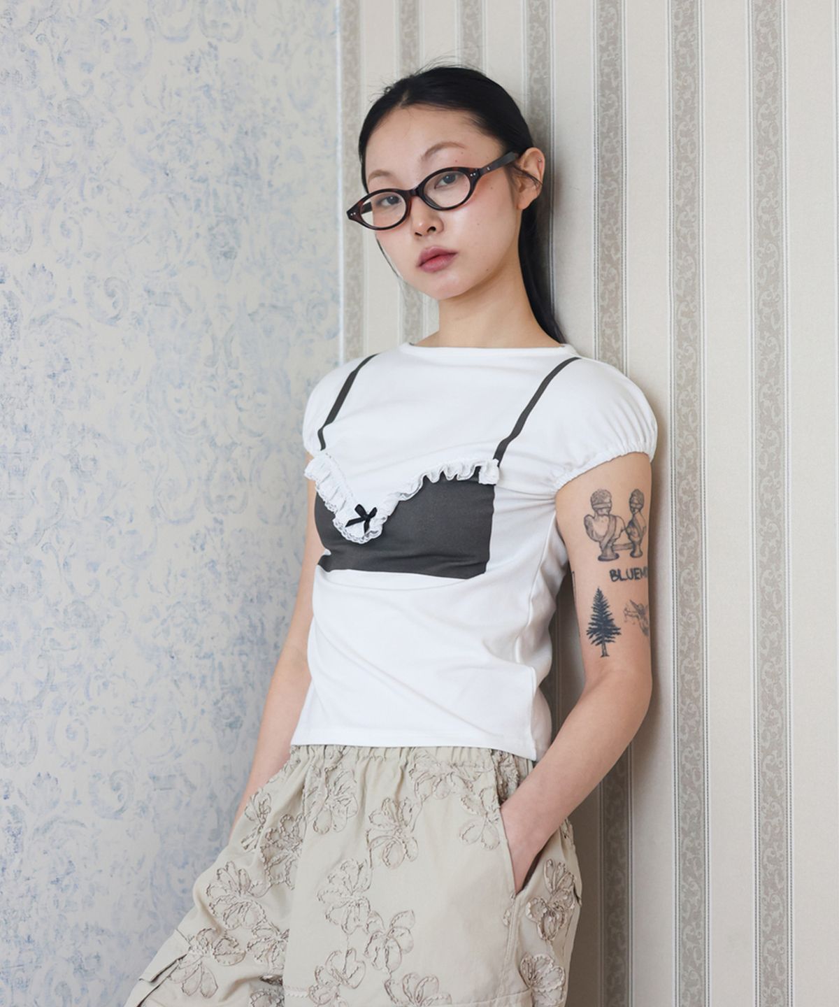 소르디(SORDI) Lingerie Tee_ivory