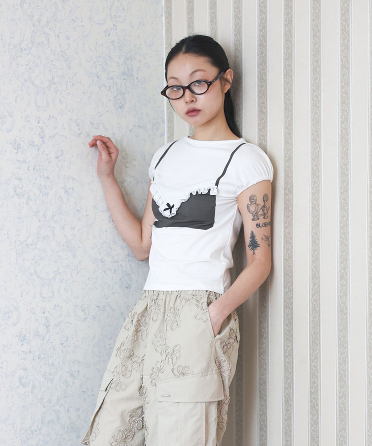 소르디(SORDI) Lingerie Tee_ivory