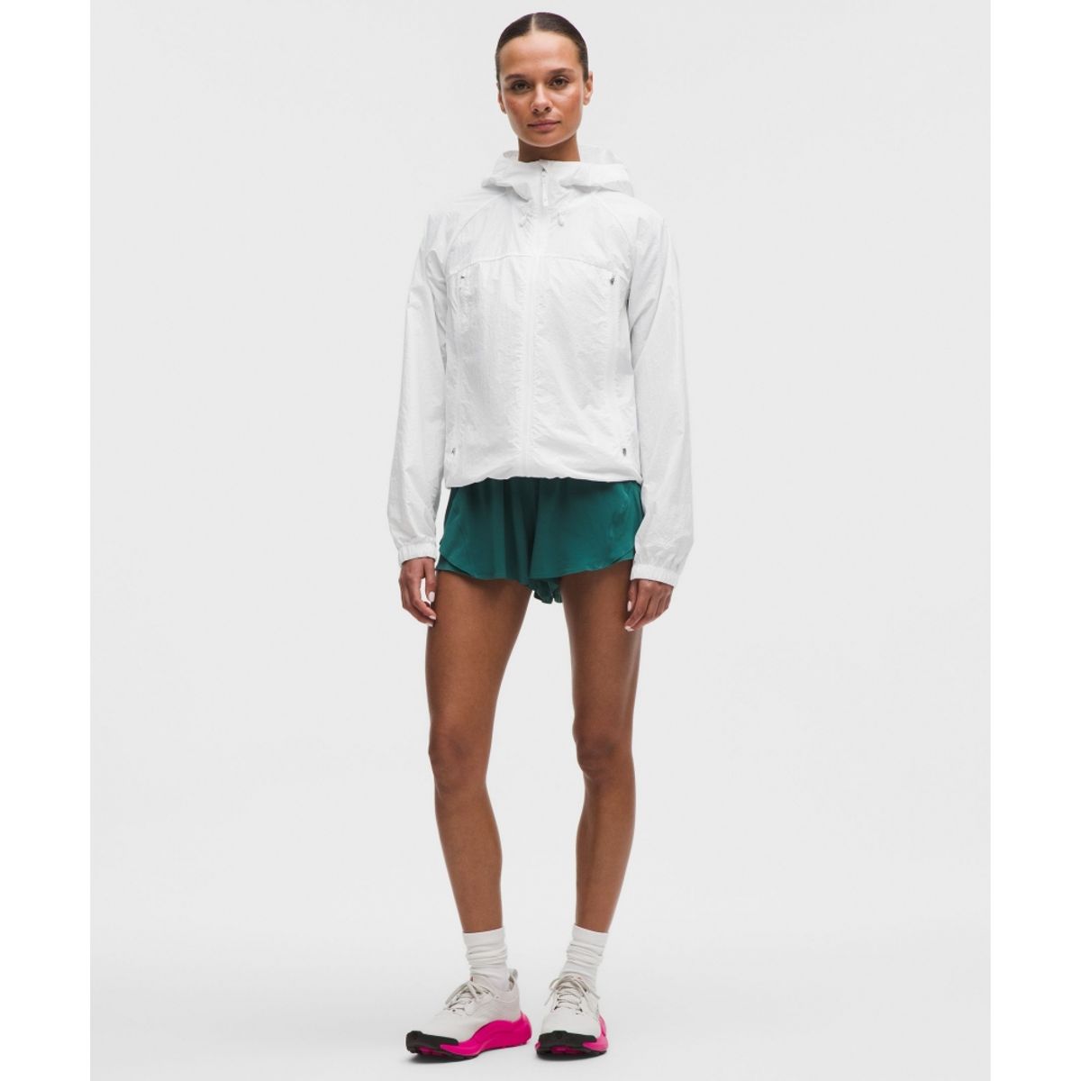 룰루레몬(LULULEMON) 라이트웨이트 UV 프로텍티브 패커블 재킷  WHT