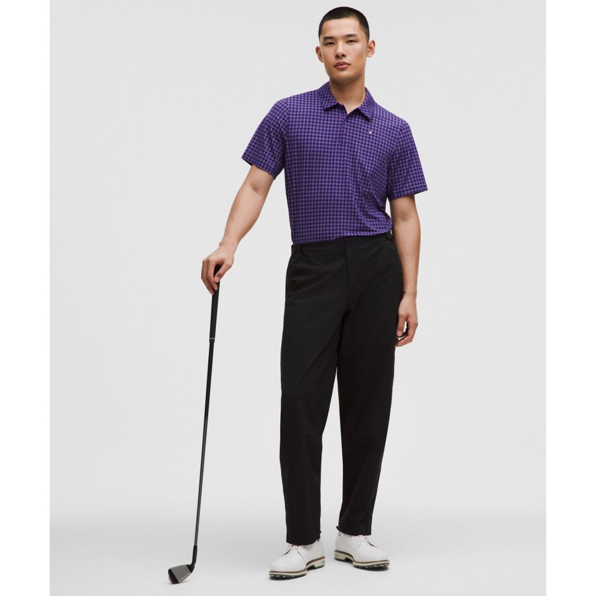 룰루레몬(LULULEMON) 로고 스포츠 폴로 숏슬리브  DSLM