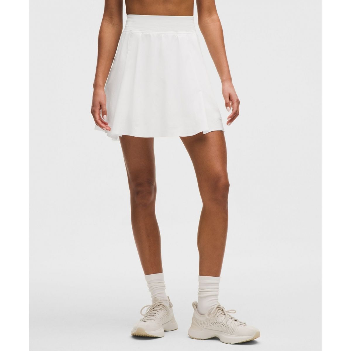 룰루레몬(LULULEMON) A라인 사이드 플리트 테니스 스커트 *롱  WHT